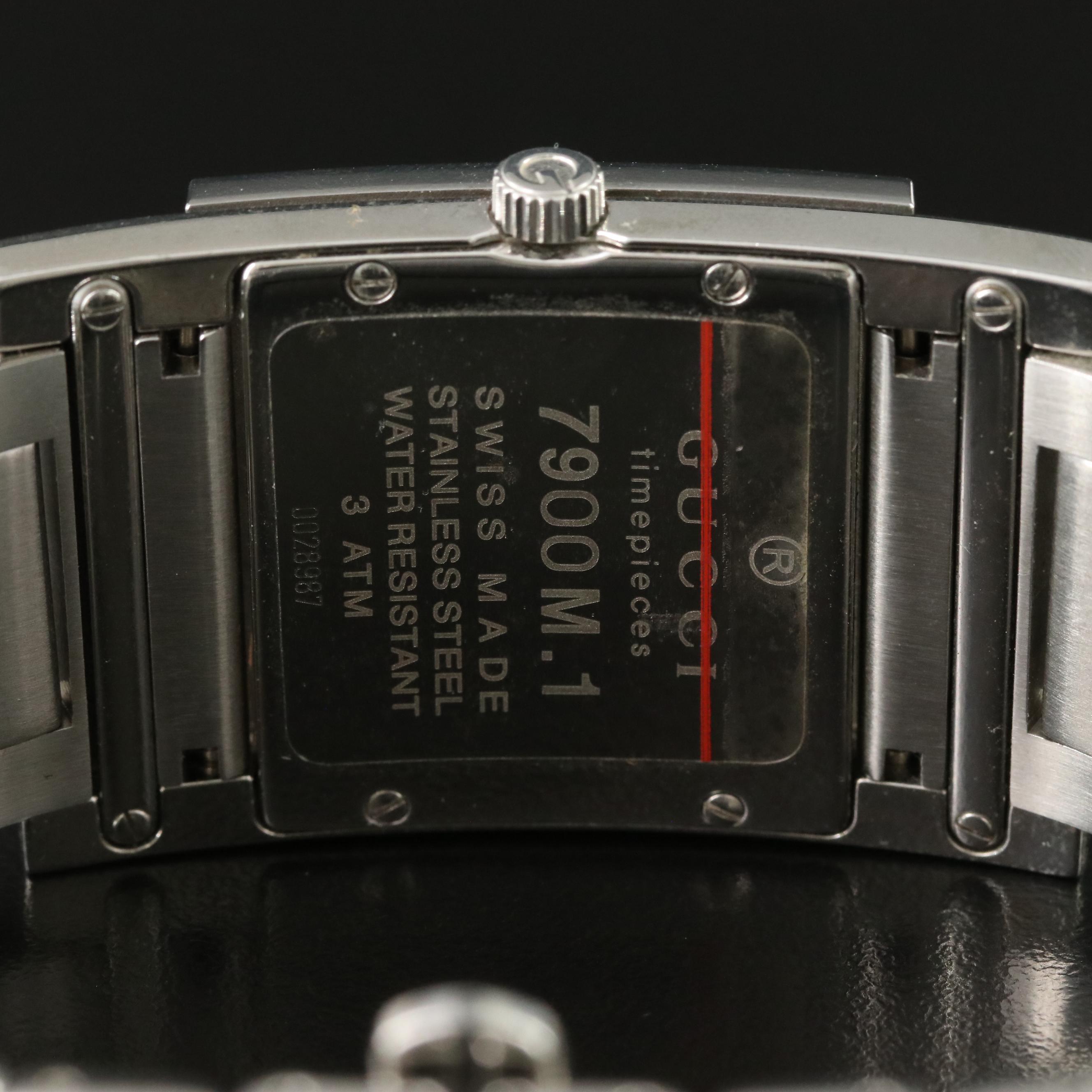 Gucci 7900M.1 Stainless Steel Date Watch