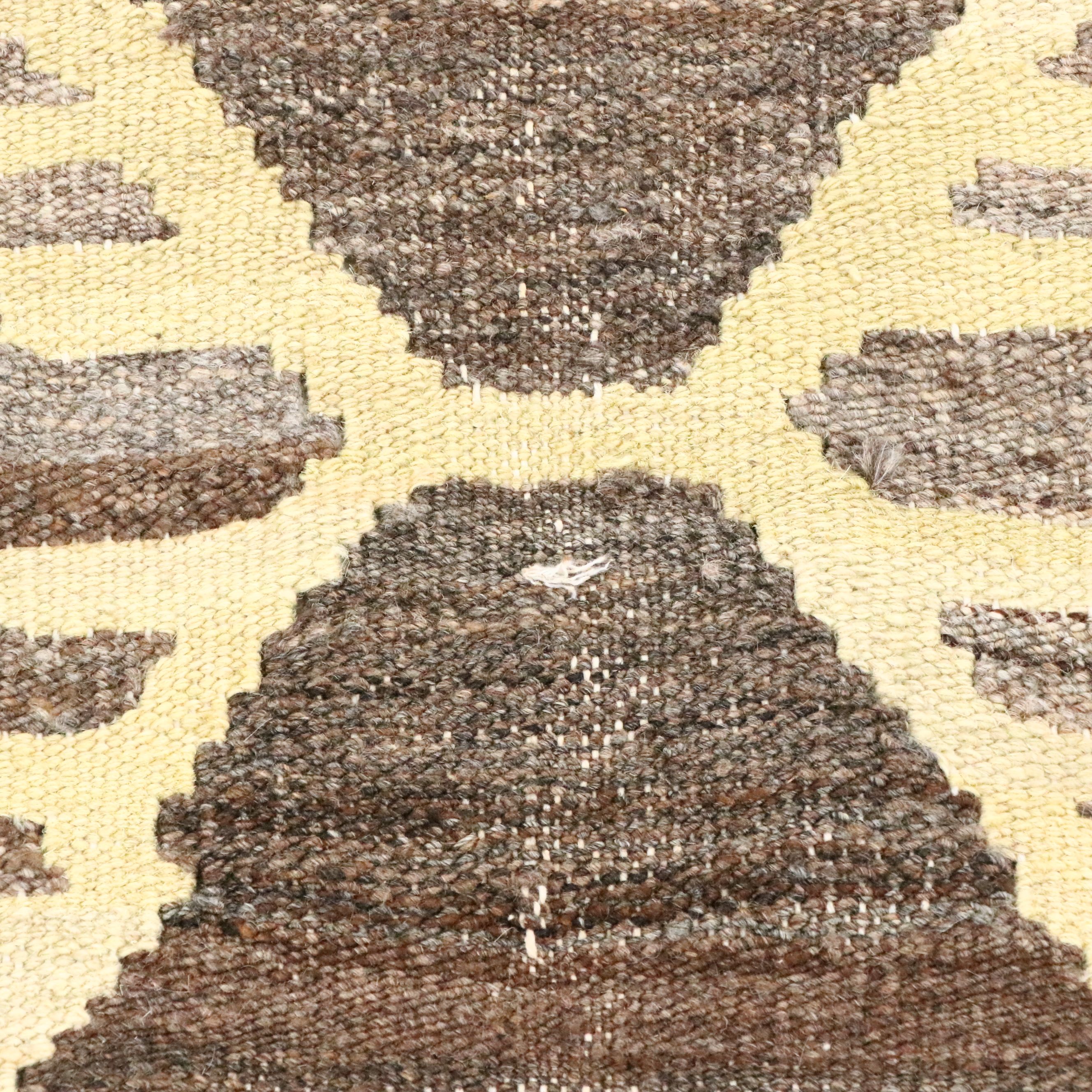 8'1 x 10'2 Handwoven Afghan Kilim Area Rug