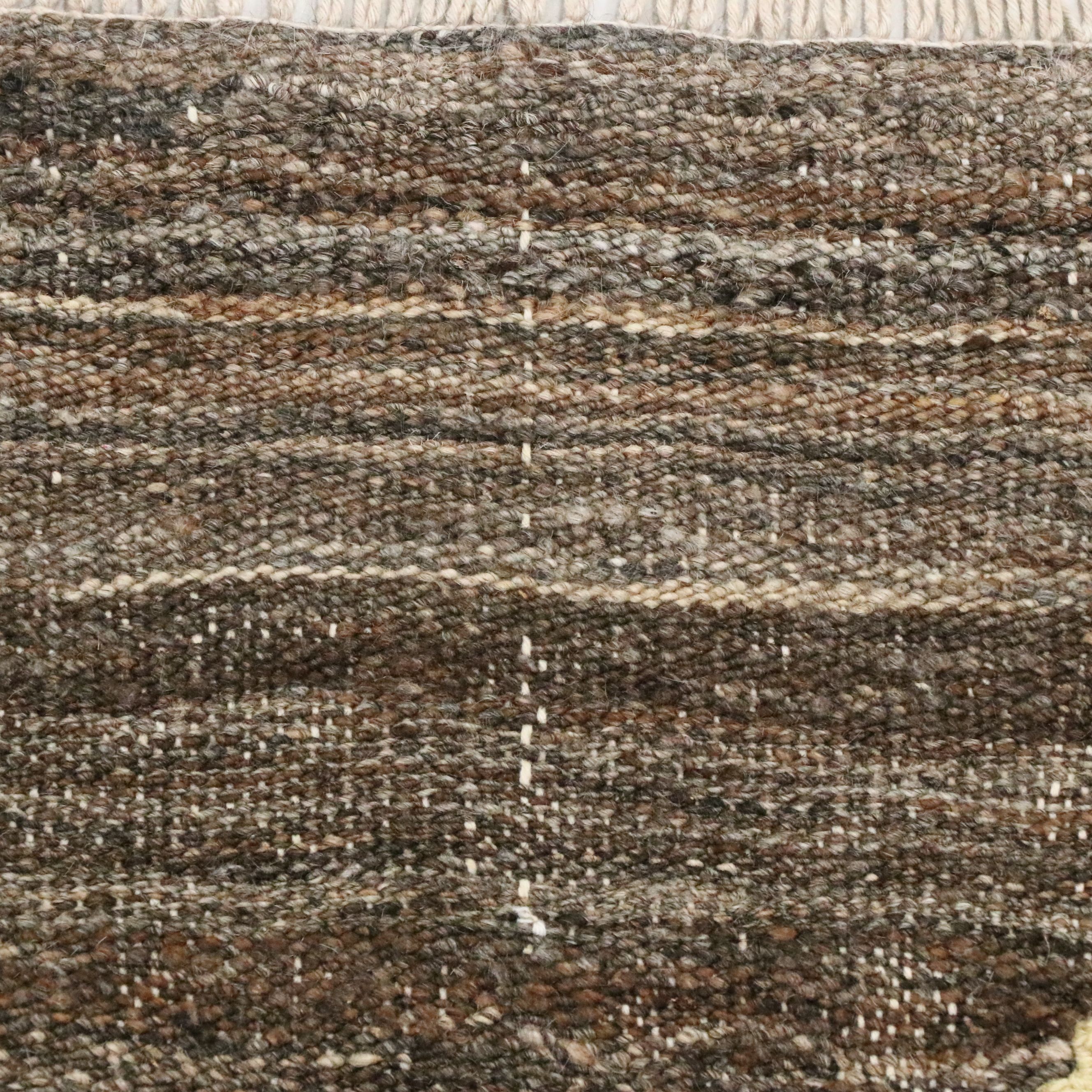 8'1 x 10'2 Handwoven Afghan Kilim Area Rug