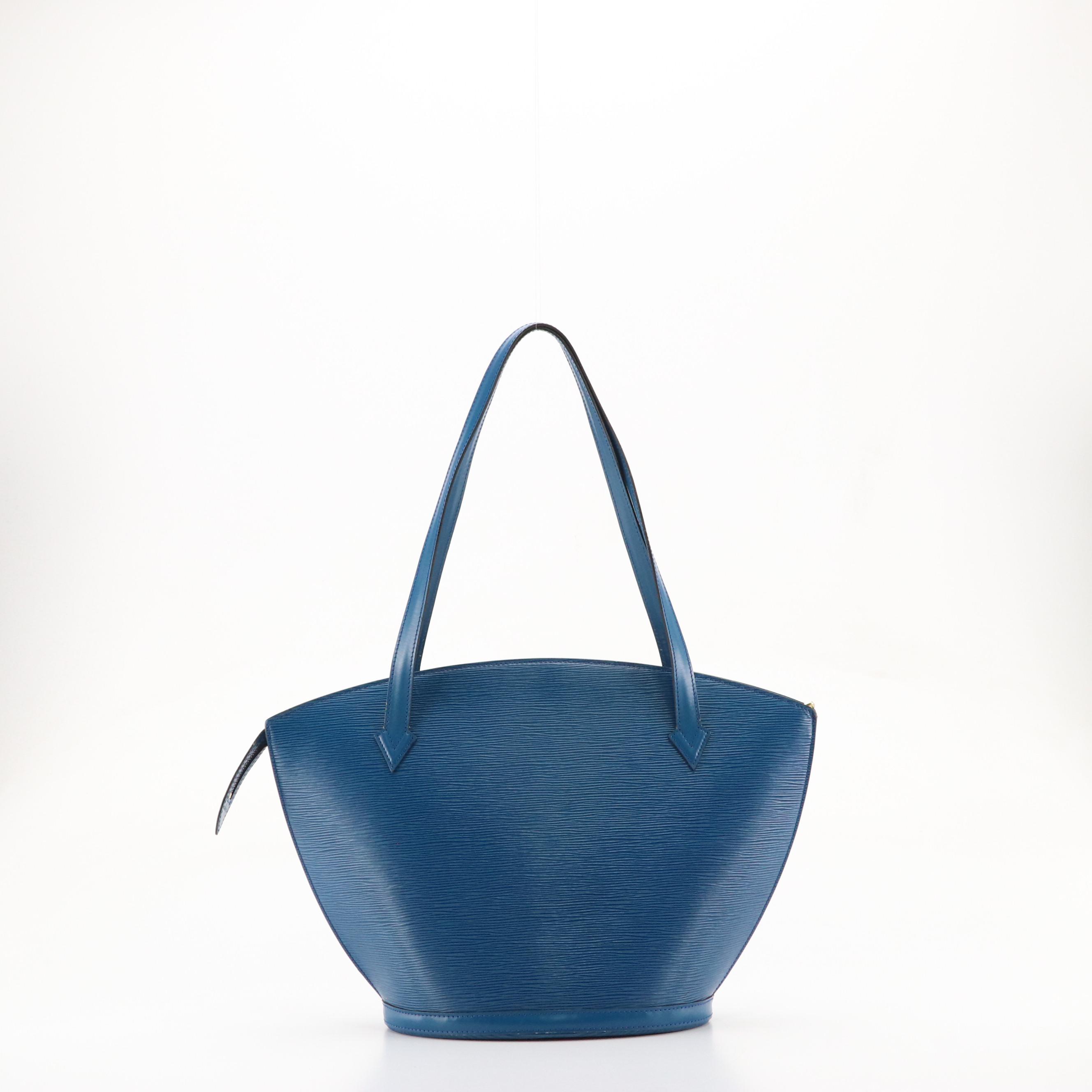 Louis Vuitton Saint Jacques GM Shoulder Bag in Toledo Blue Epi Leather