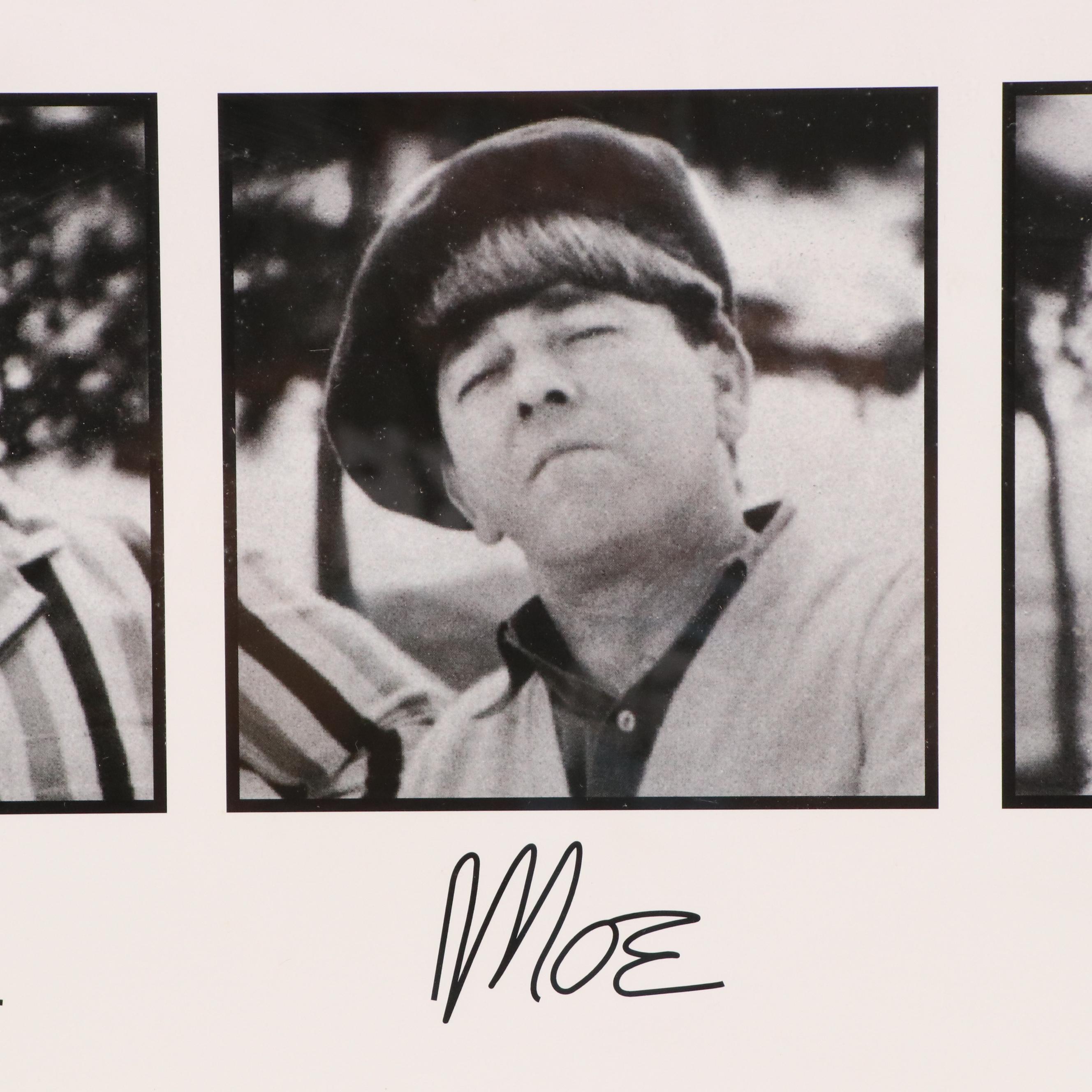 The Three Stooges Offset Lithograph "Golf With Your Friends" Poster, 1997