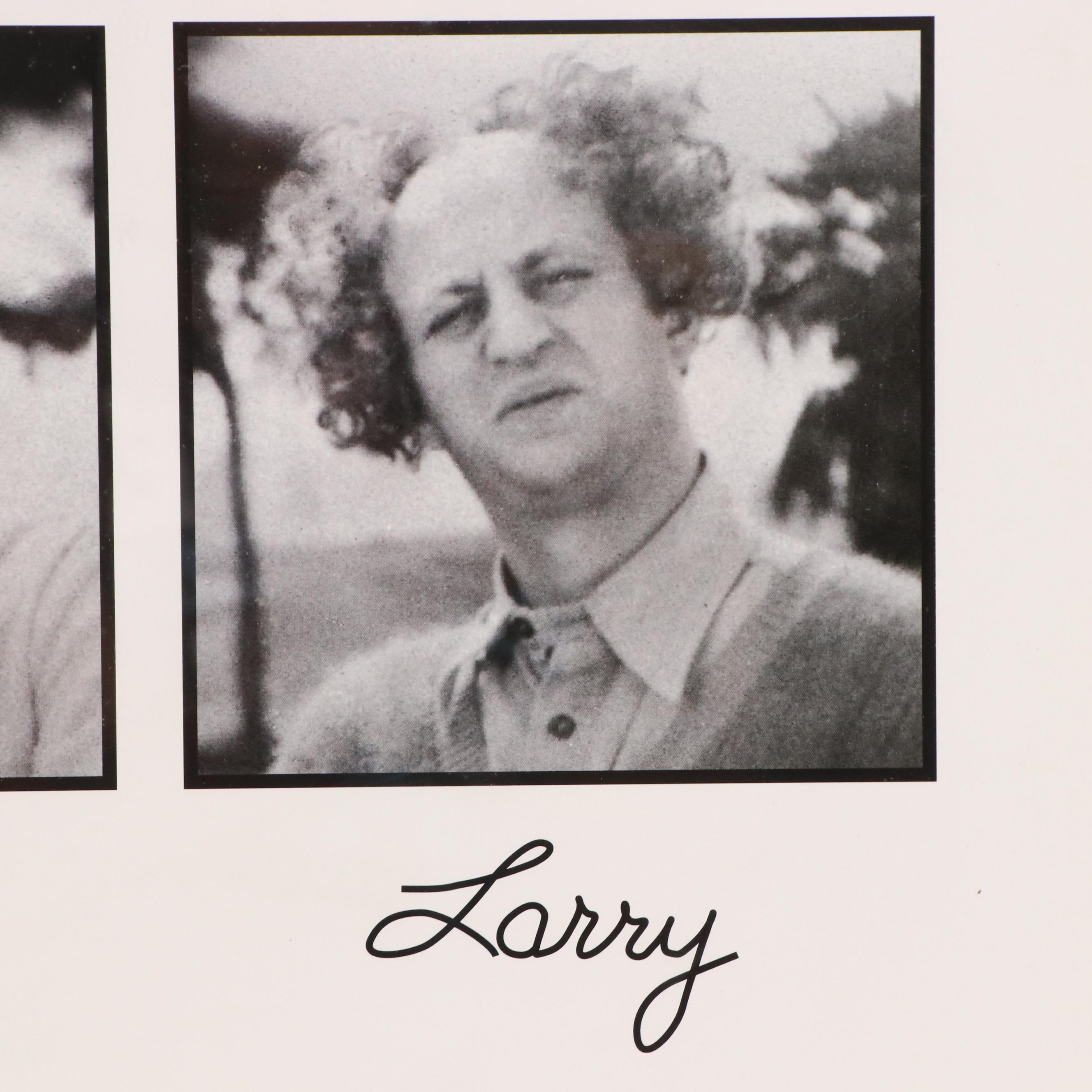 The Three Stooges Offset Lithograph "Golf With Your Friends" Poster, 1997