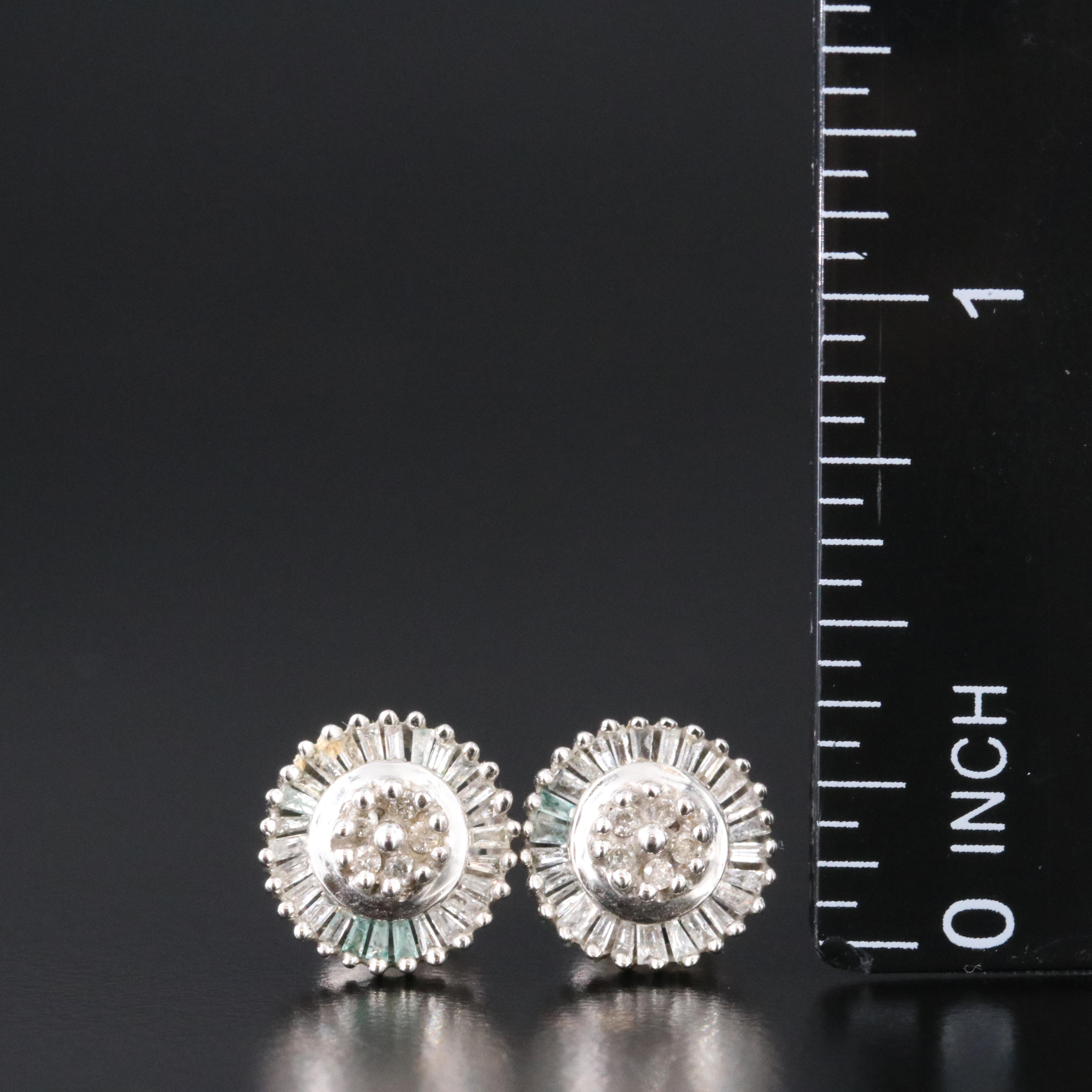 10K 0.50 CTW Diamond Earrings