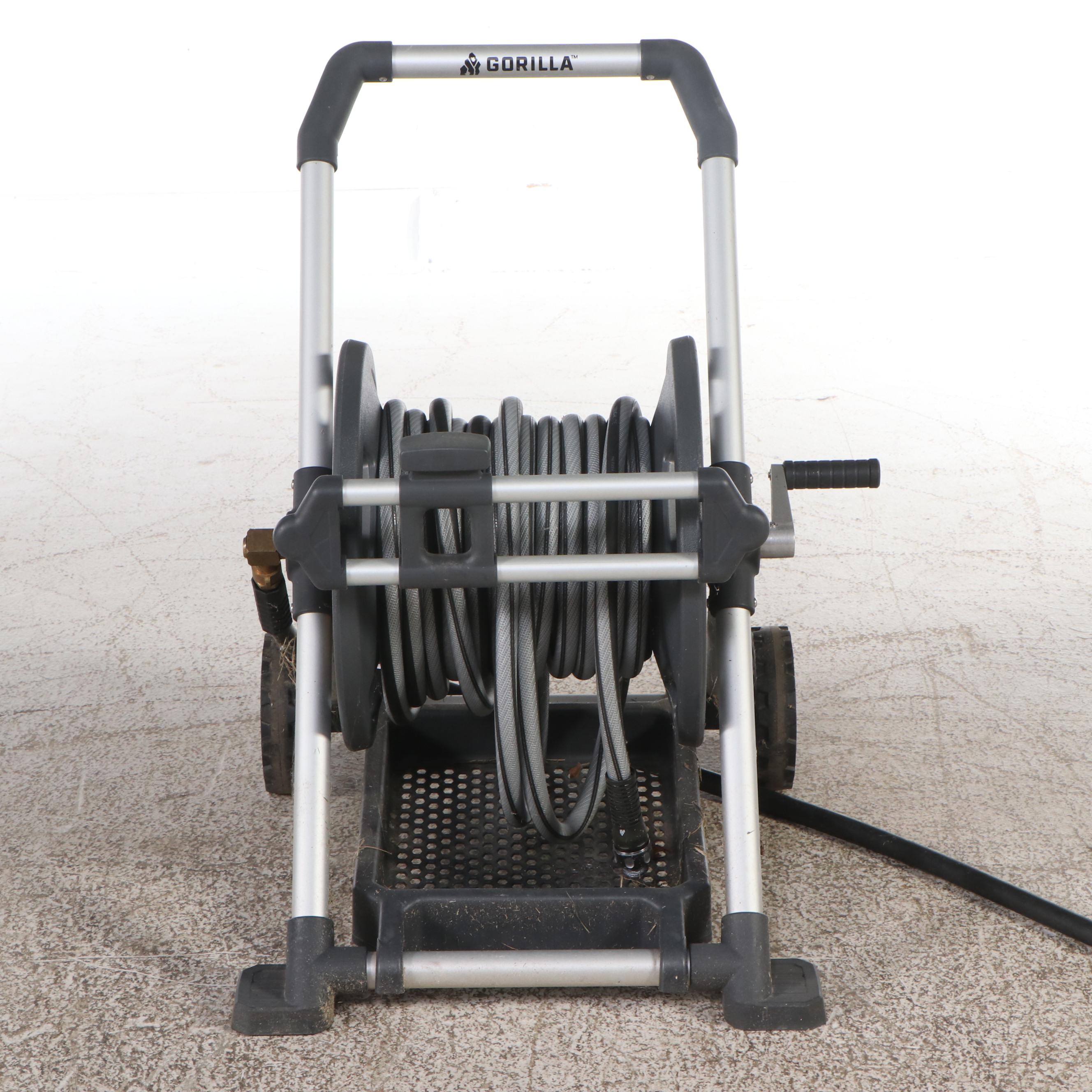 Gorilla Garden Hose Reel and Hose