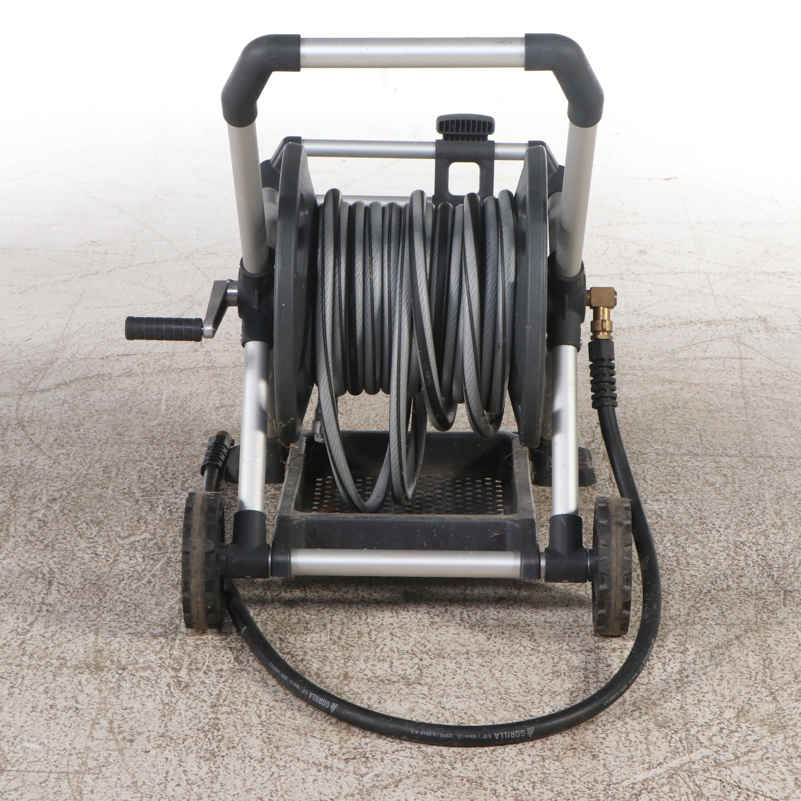 Gorilla Garden Hose Reel and Hose
