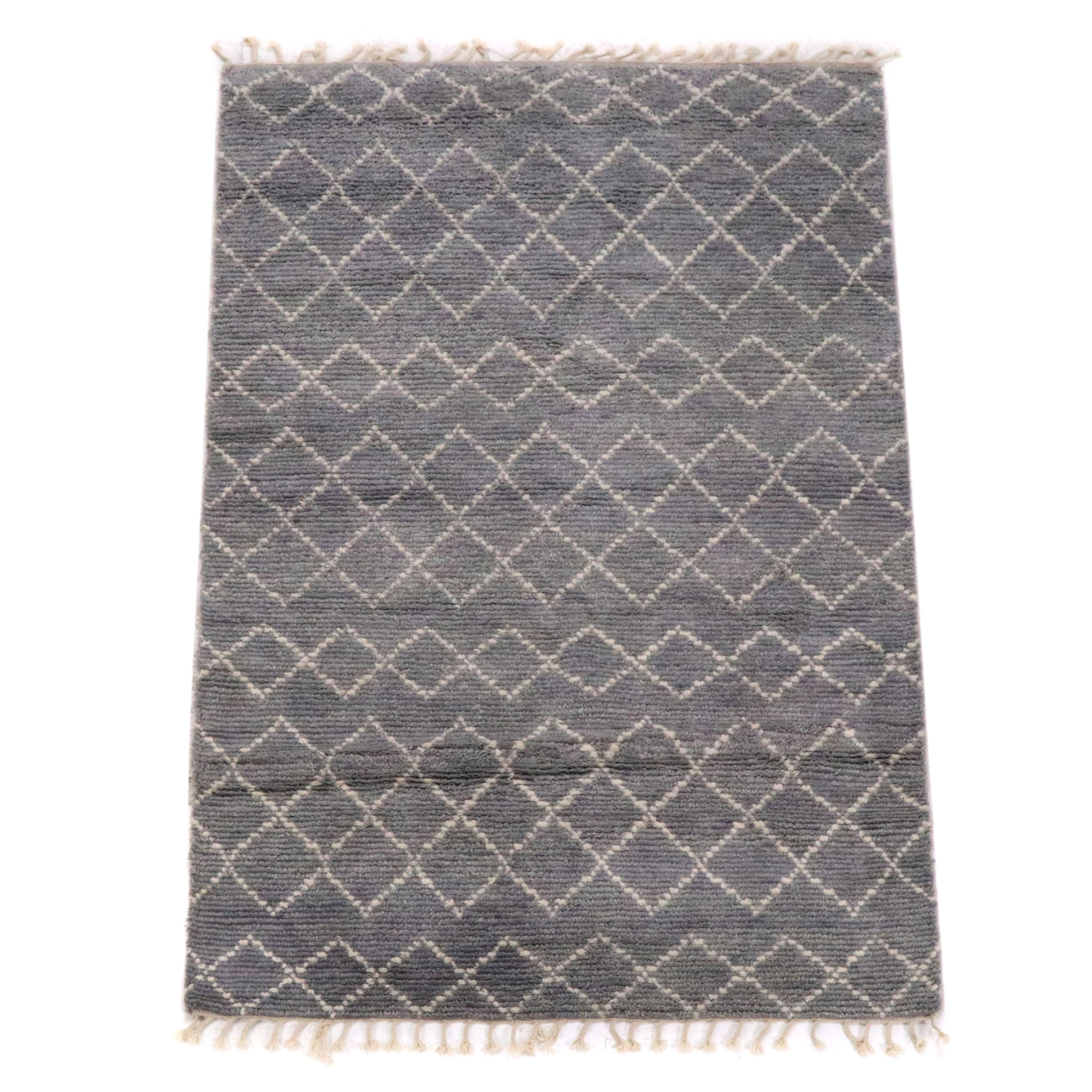 5'2 x 8'5 Hand-Knotted Restoration Hardware Baby & Child "Escala" Shag Area Rug