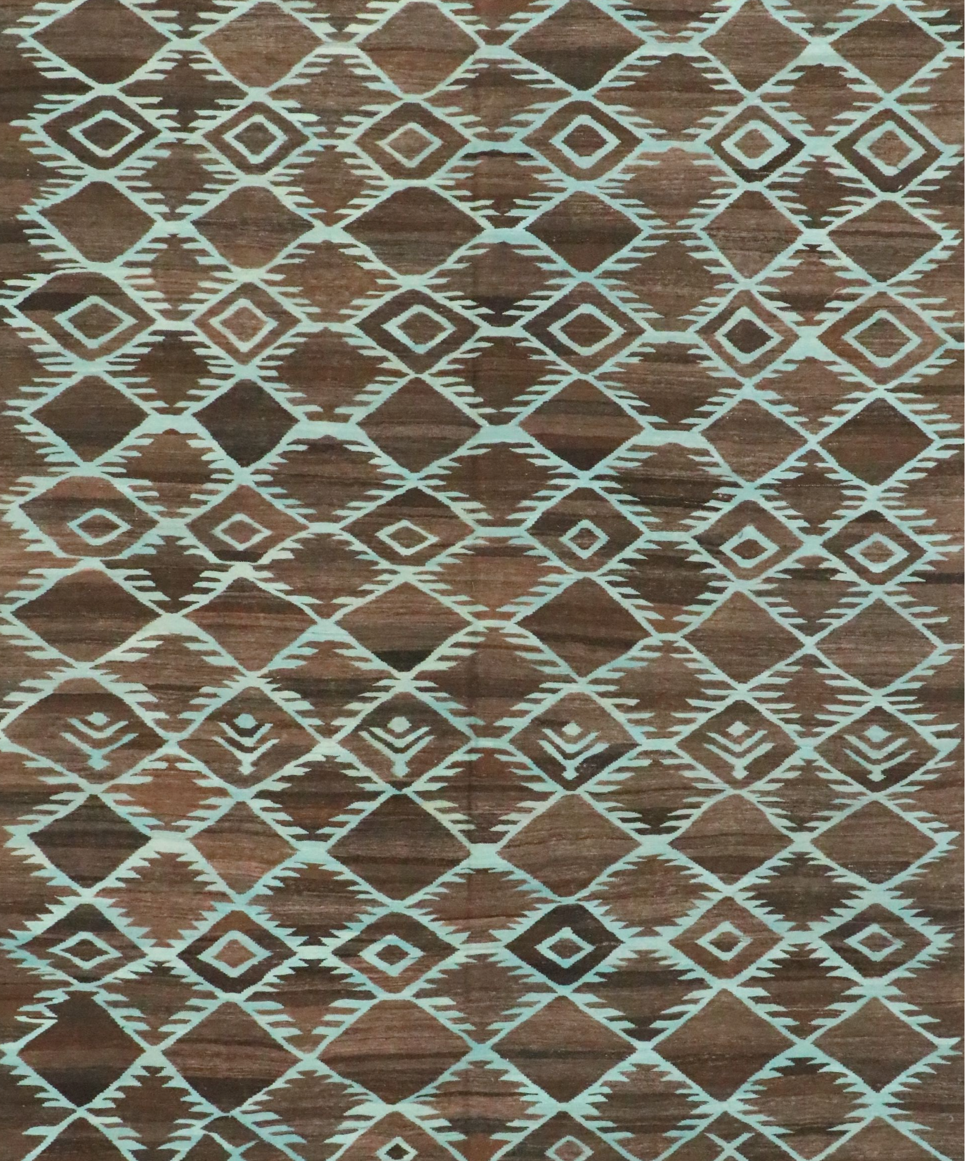 8'3 x 10'2 Handwoven Afghan Kilim Area Rug