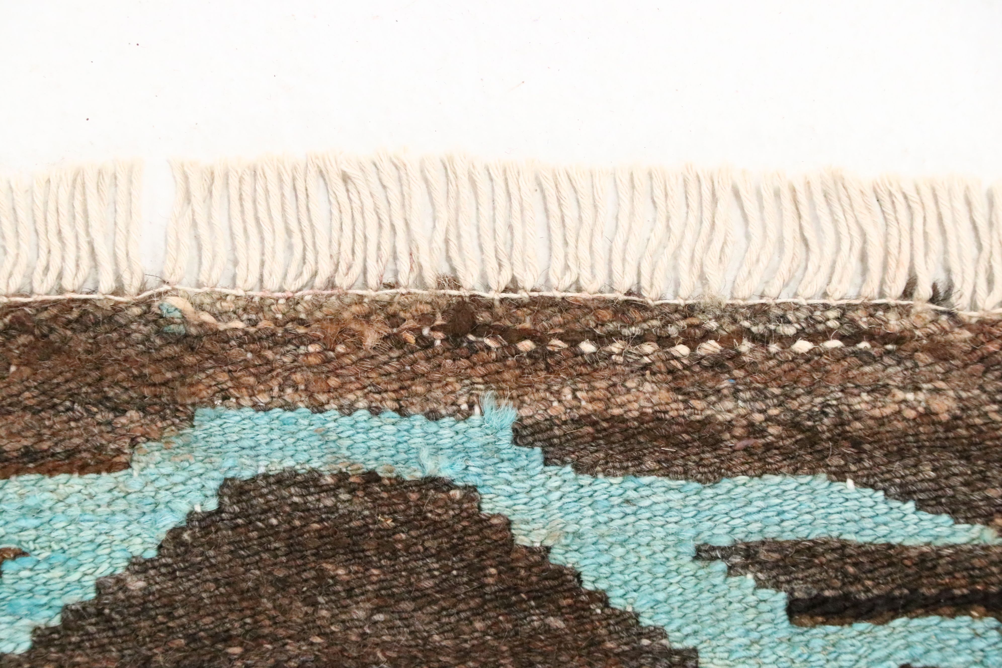 8'3 x 10'2 Handwoven Afghan Kilim Area Rug