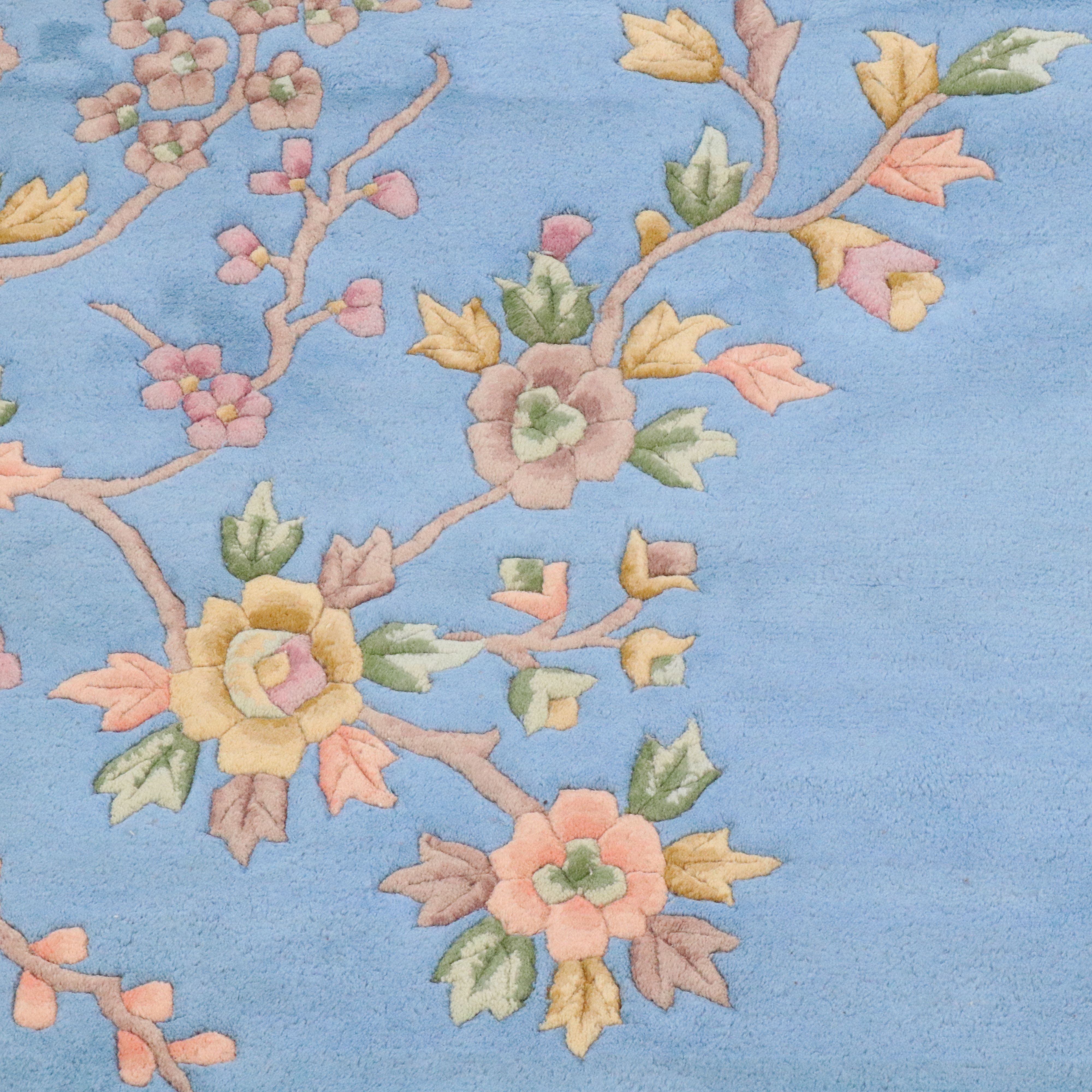 8'4 x 11'7 Hand-Knotted Indo-Chinese Area Rug