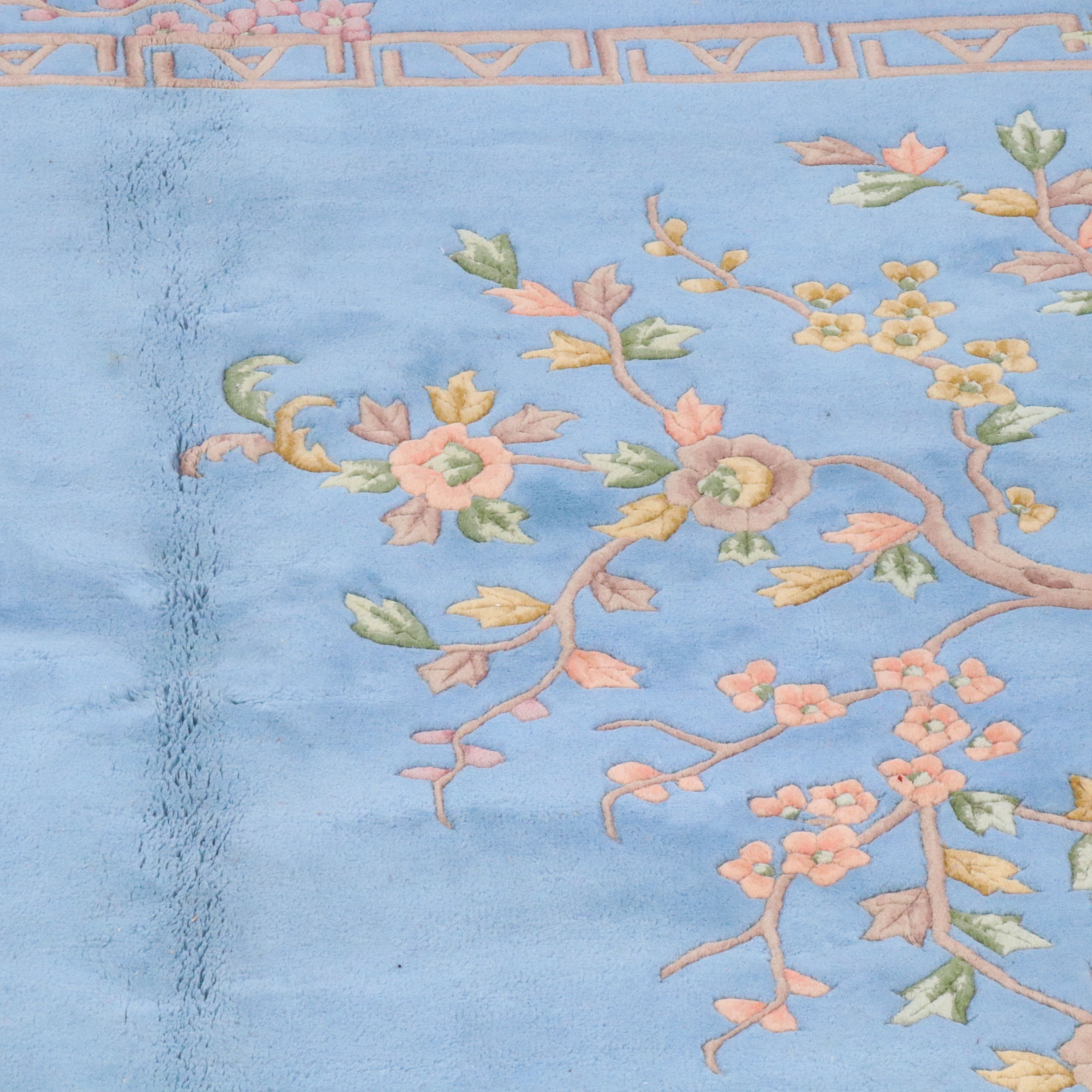 8'4 x 11'7 Hand-Knotted Indo-Chinese Area Rug