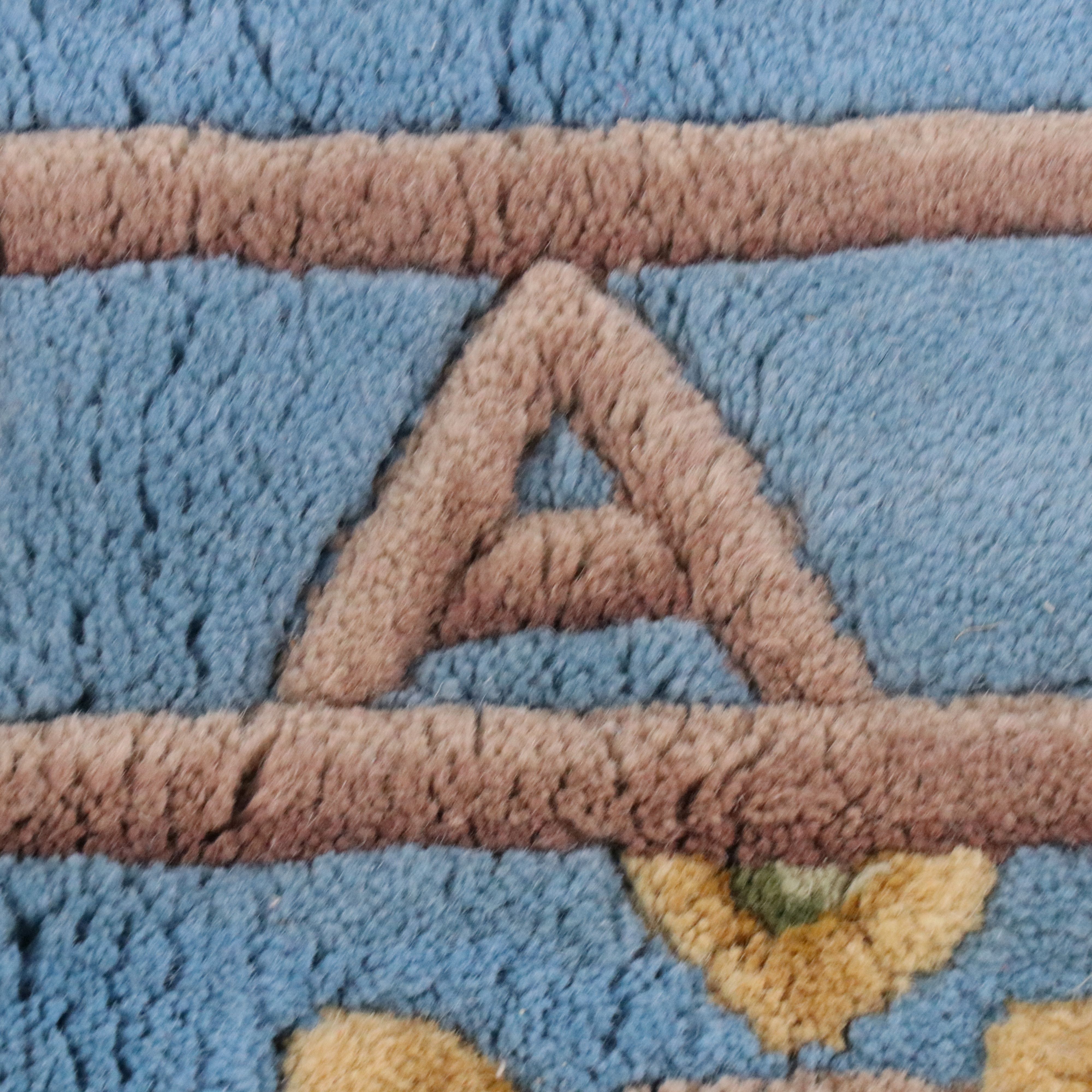 8'4 x 11'7 Hand-Knotted Indo-Chinese Area Rug