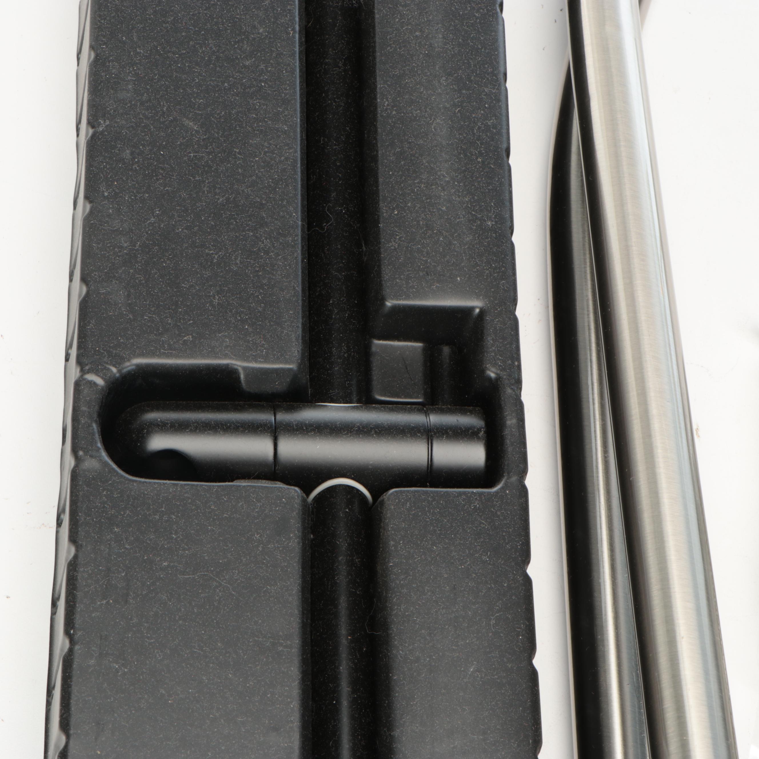 Satin Nickel Oval Shower Curtain Rod, Hand Hoses, Matte Black Tub Pipes, More