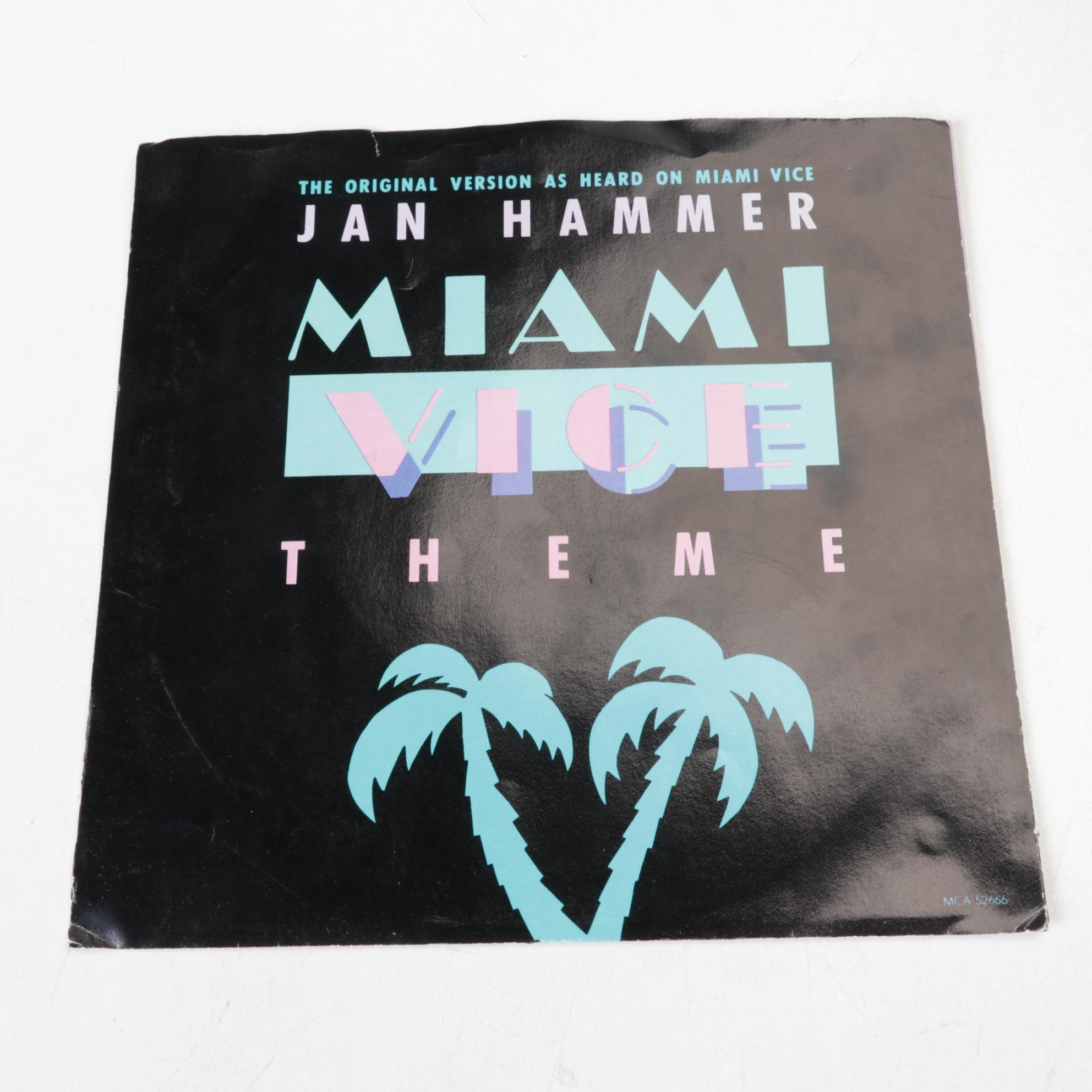 Madonna, Michael Jackson, Al Yankovich and More 45 RPMs with Carrying Case