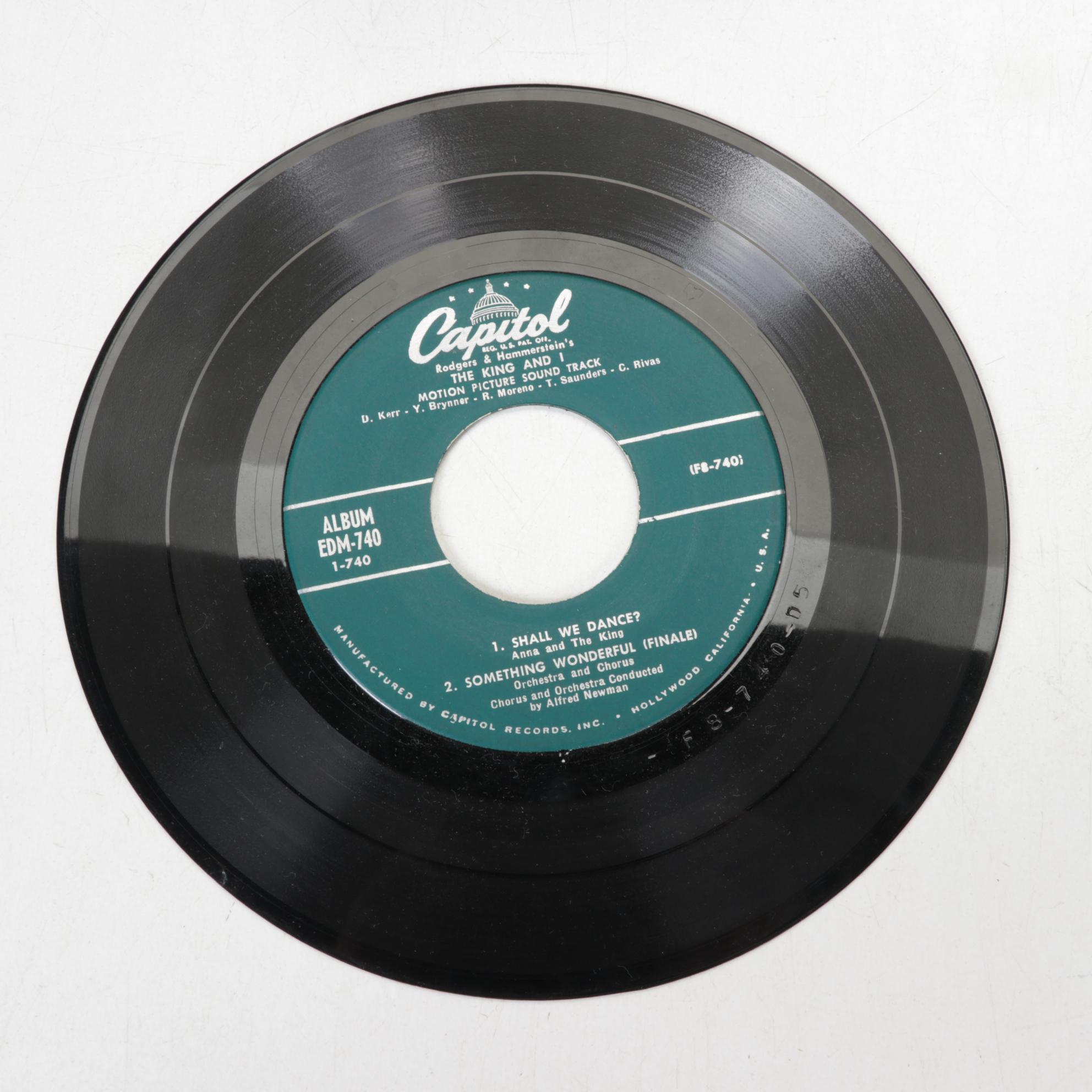 Madonna, Michael Jackson, Al Yankovich and More 45 RPMs with Carrying Case