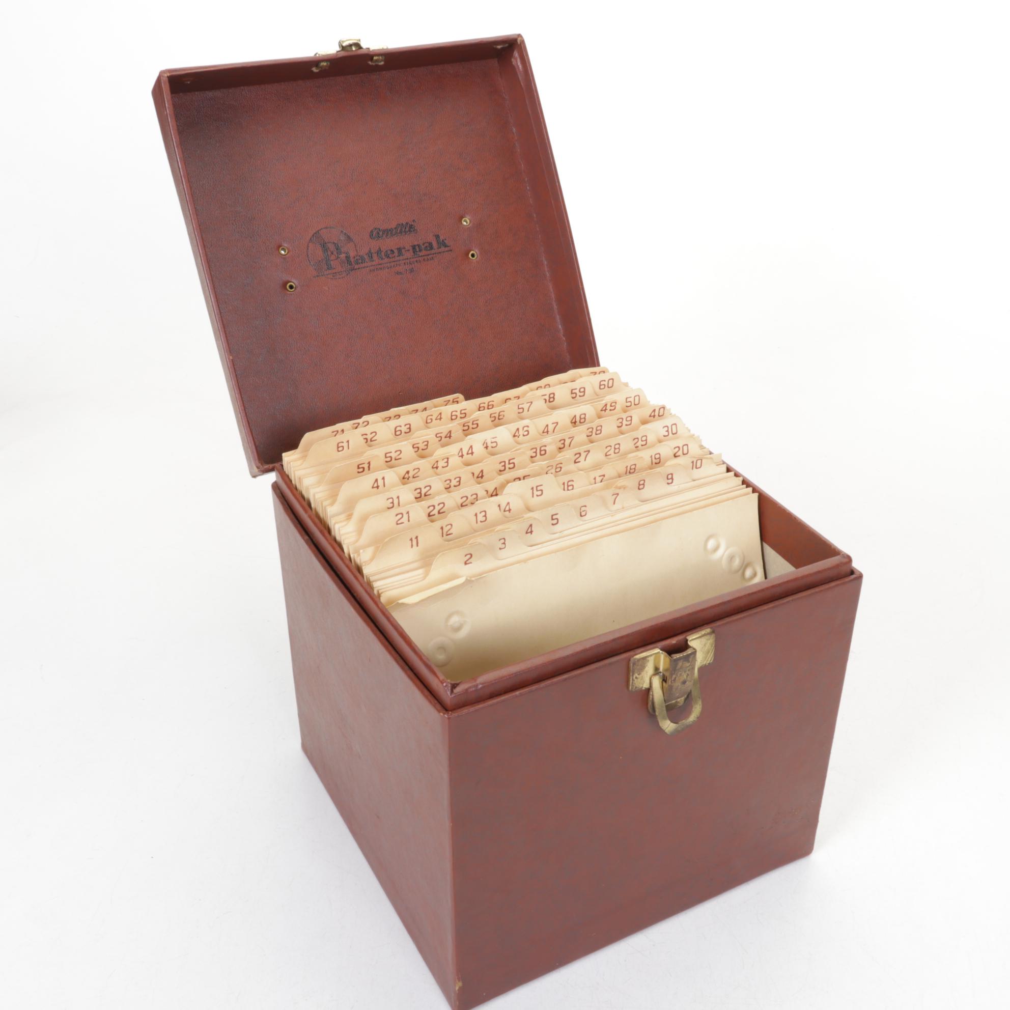 Madonna, Michael Jackson, Al Yankovich and More 45 RPMs with Carrying Case