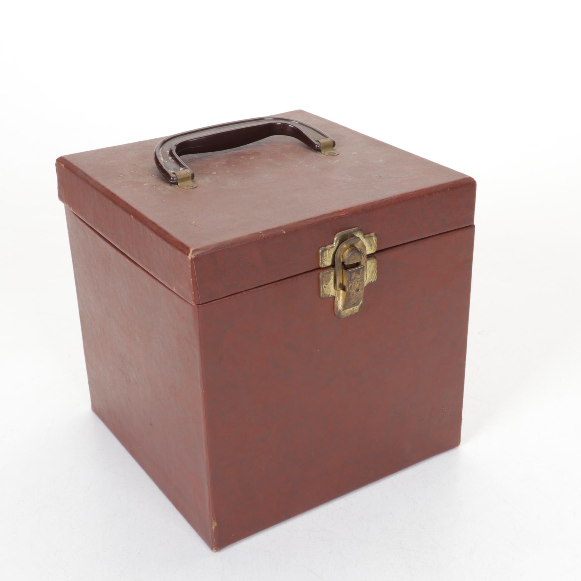 Madonna, Michael Jackson, Al Yankovich and More 45 RPMs with Carrying Case