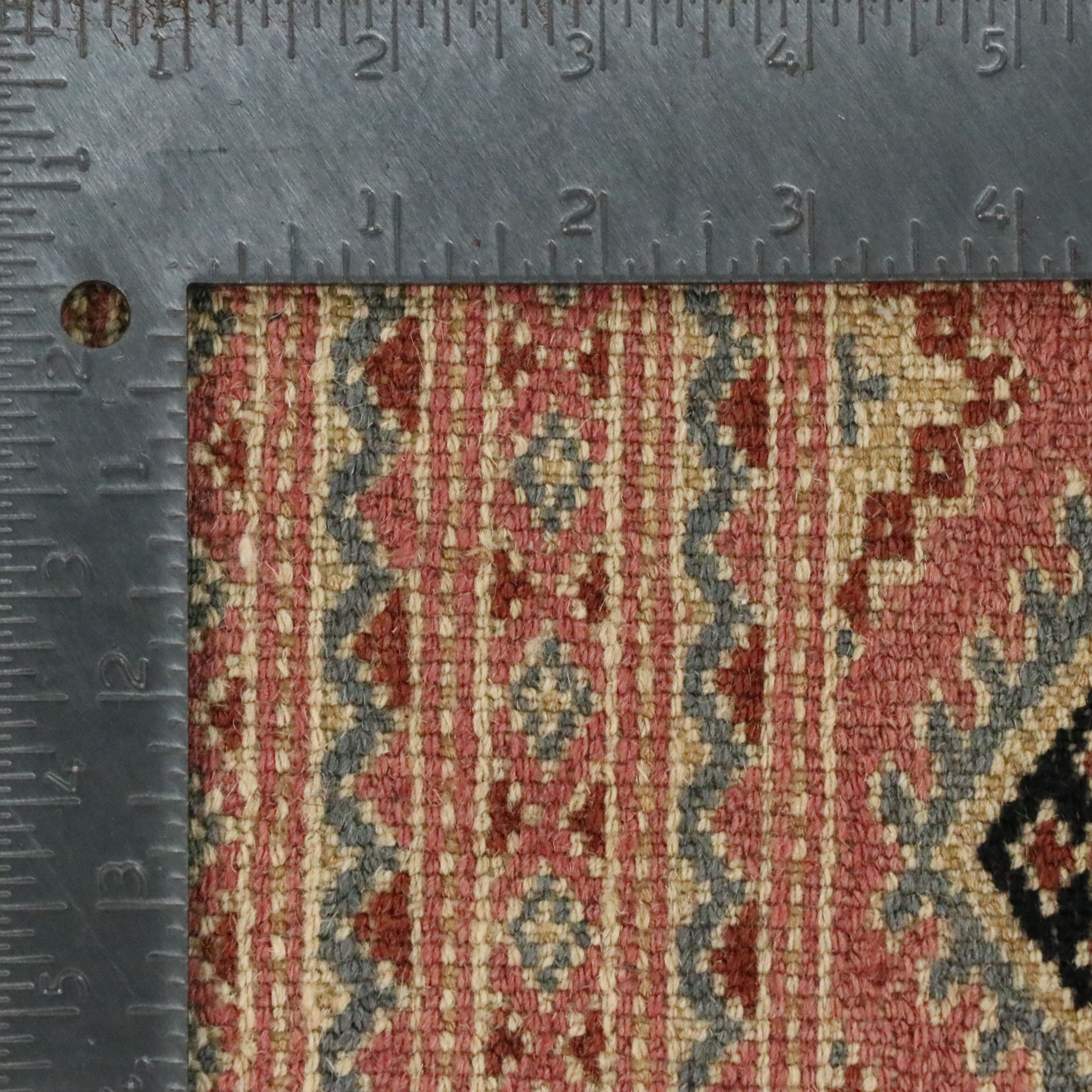 6'2 x 9' Hand-Knotted Pakistani Bokhara Area Rug