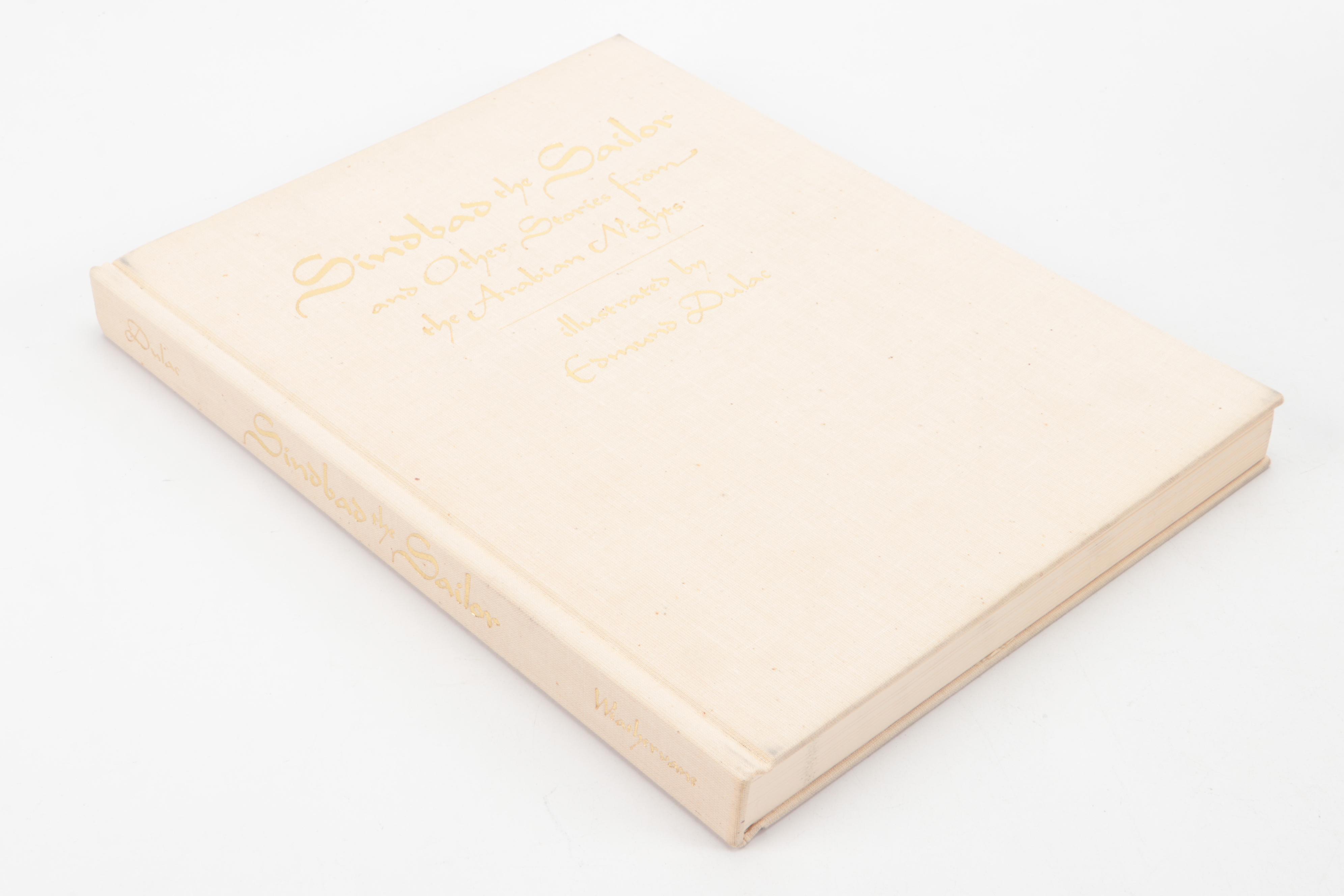 Edmund Dulac Illustrated "Sinbad the Sailor and Other Stories," 1978