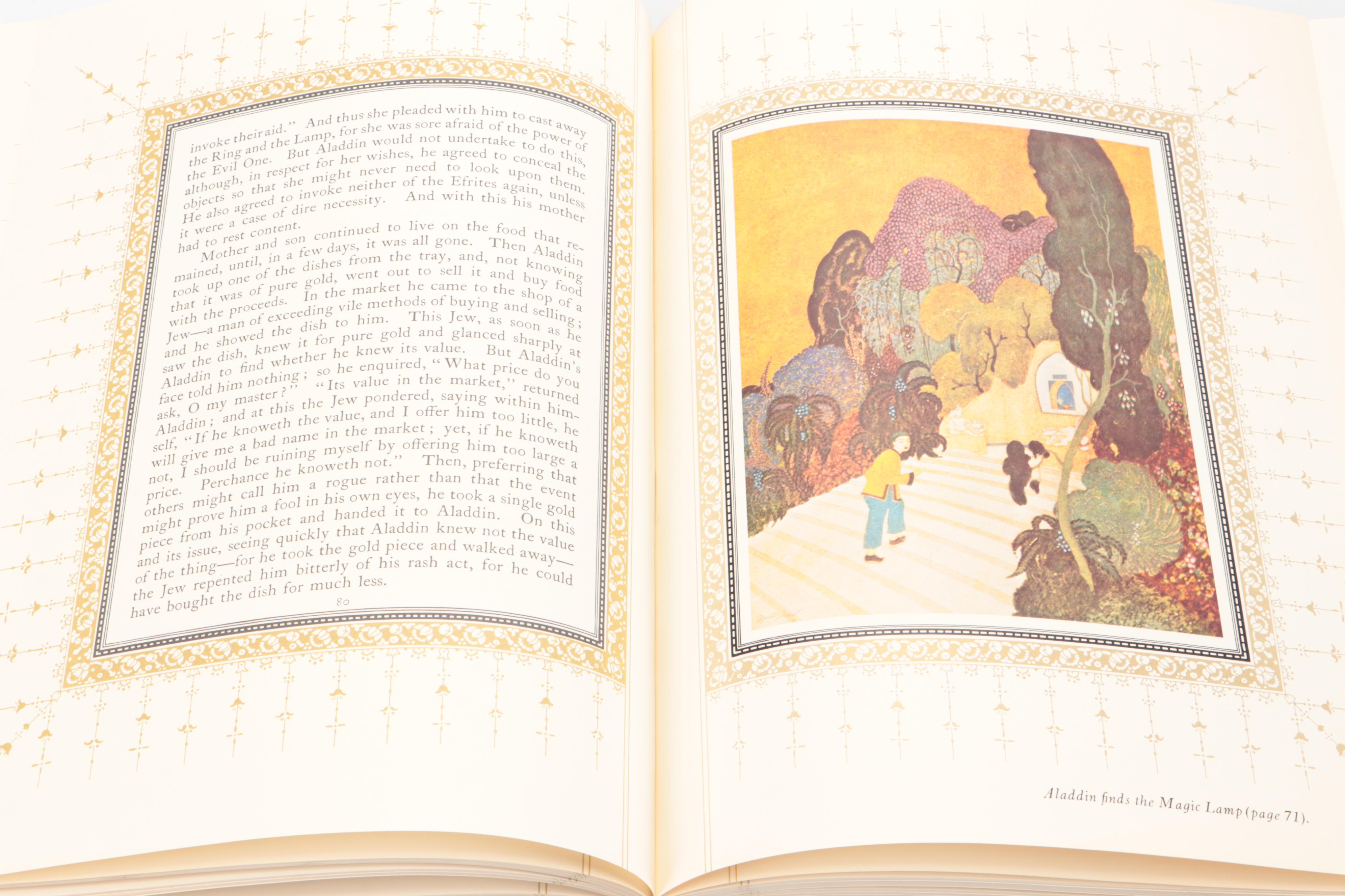 Edmund Dulac Illustrated "Sinbad the Sailor and Other Stories," 1978