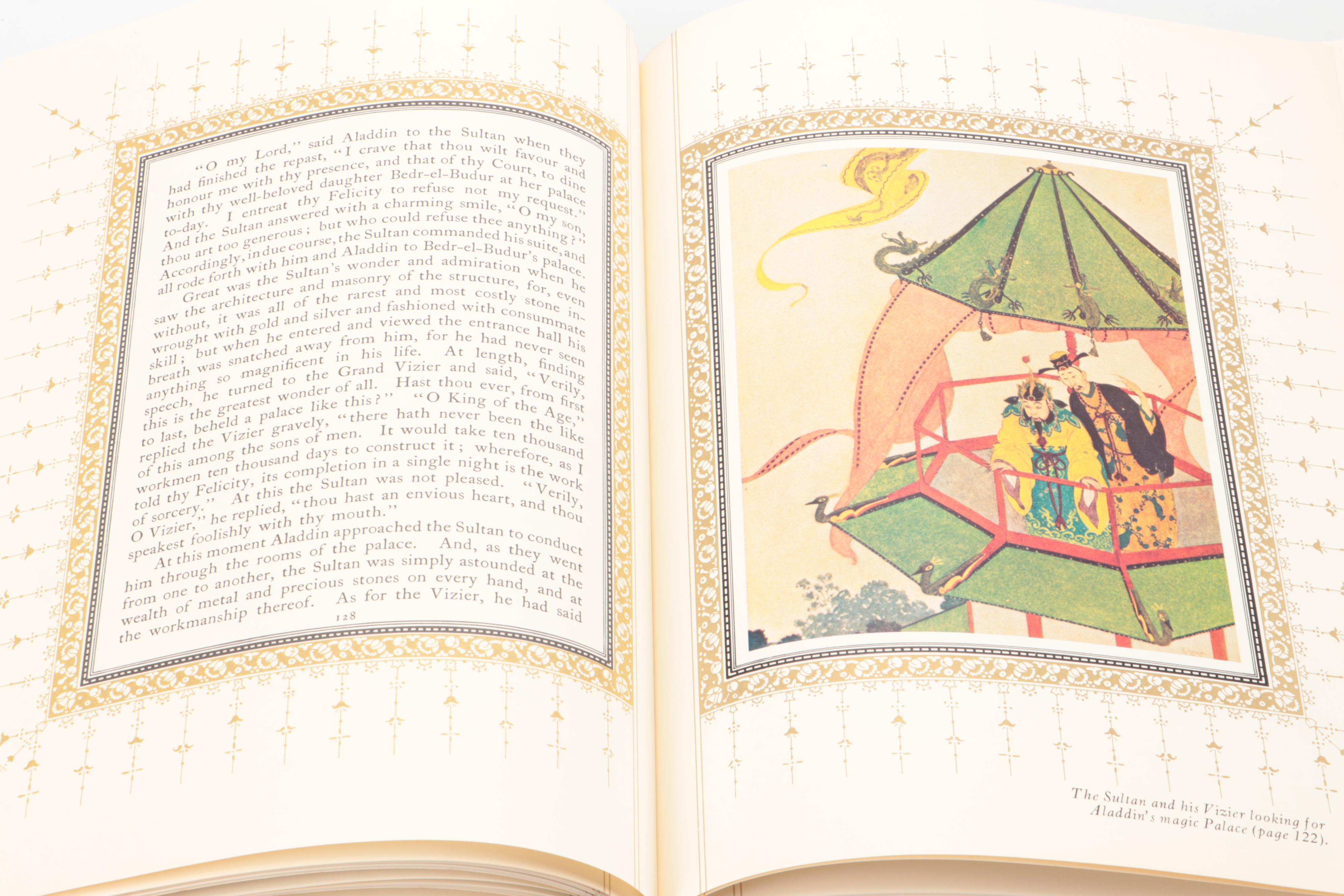 Edmund Dulac Illustrated "Sinbad the Sailor and Other Stories," 1978