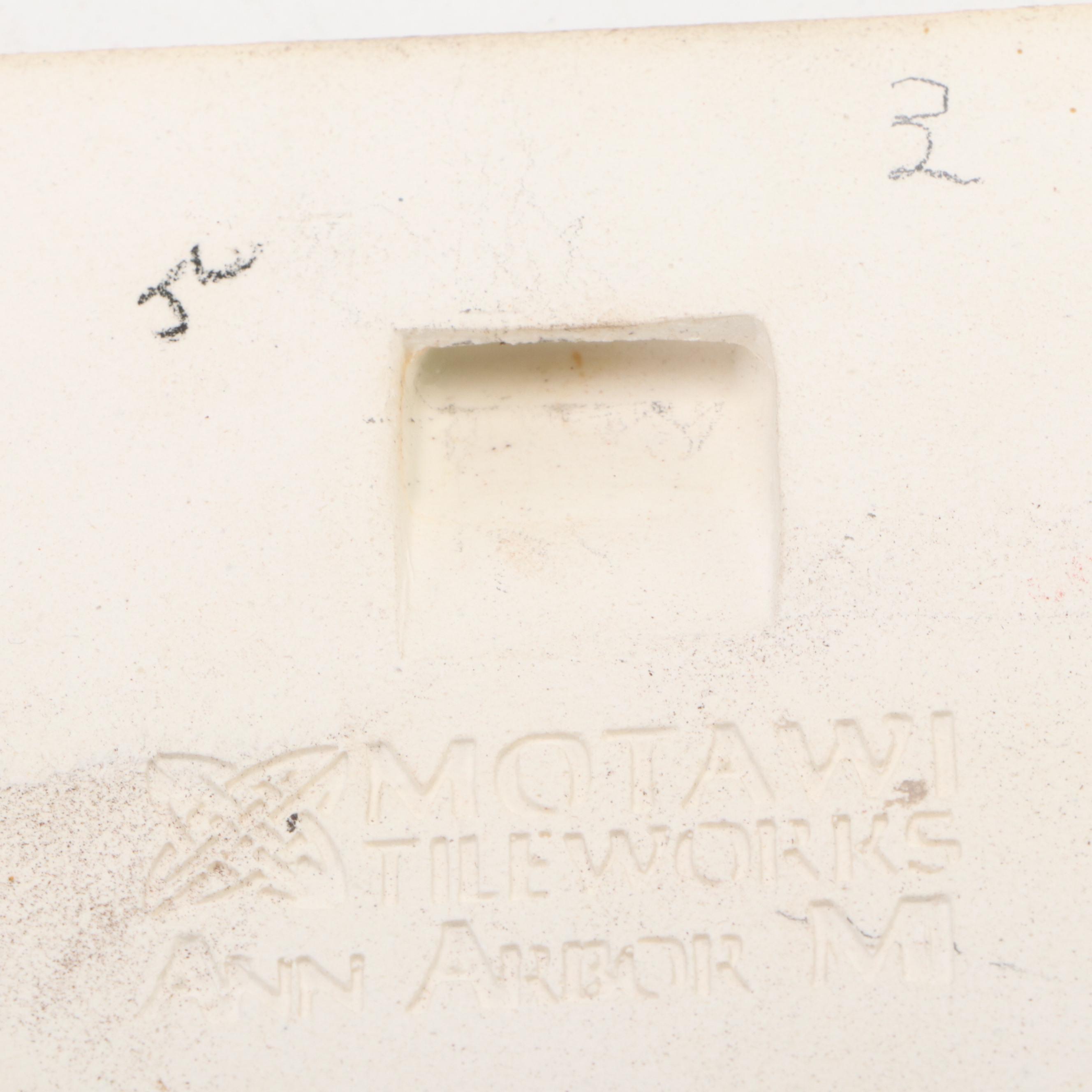 Motawi Tileworks Ceramic "Lotus Jade" and Other Floral Tiles