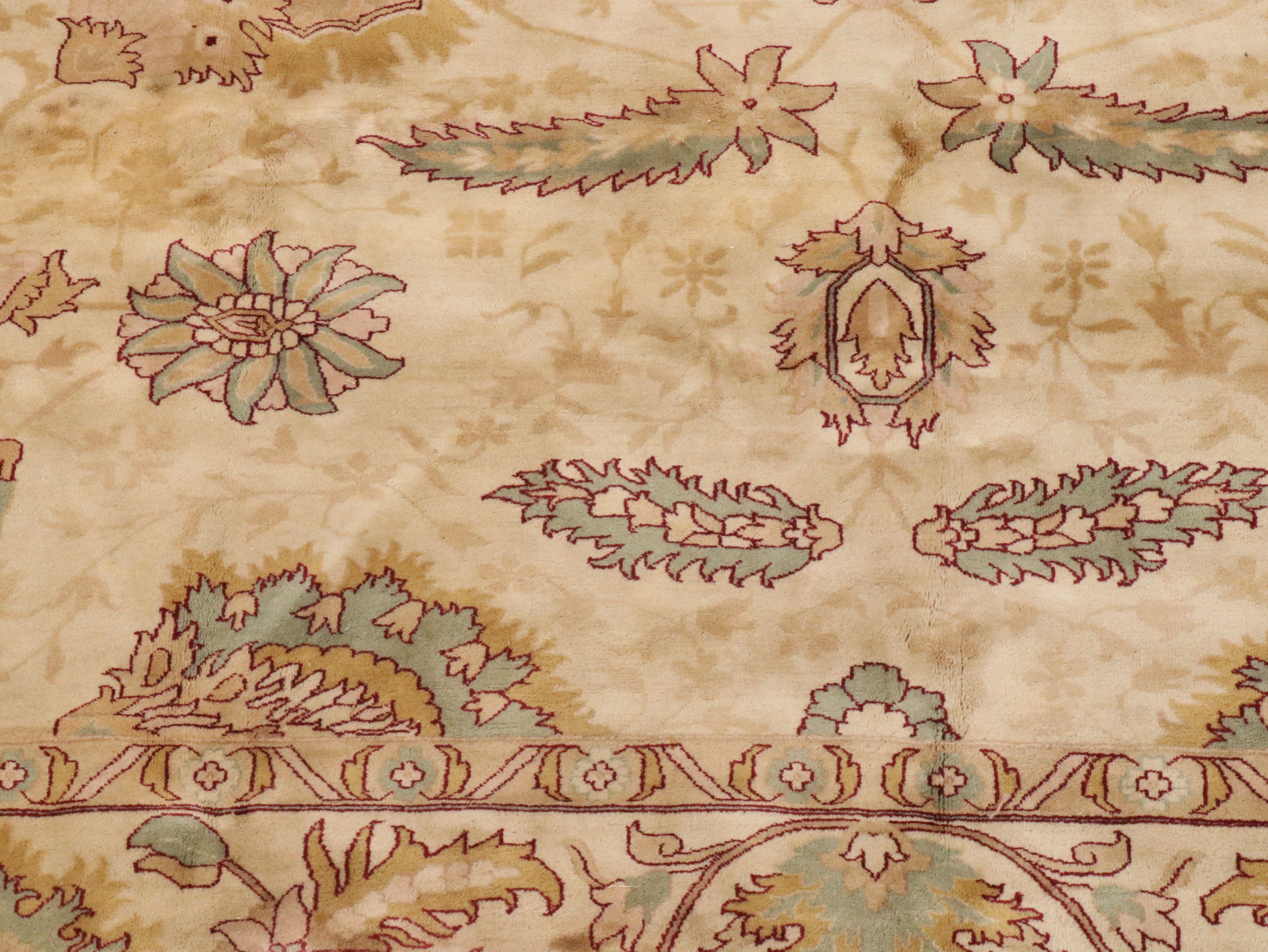 11'9 x 17'9 Hand-Knotted Pakistani Peshawar Room Sized Rug