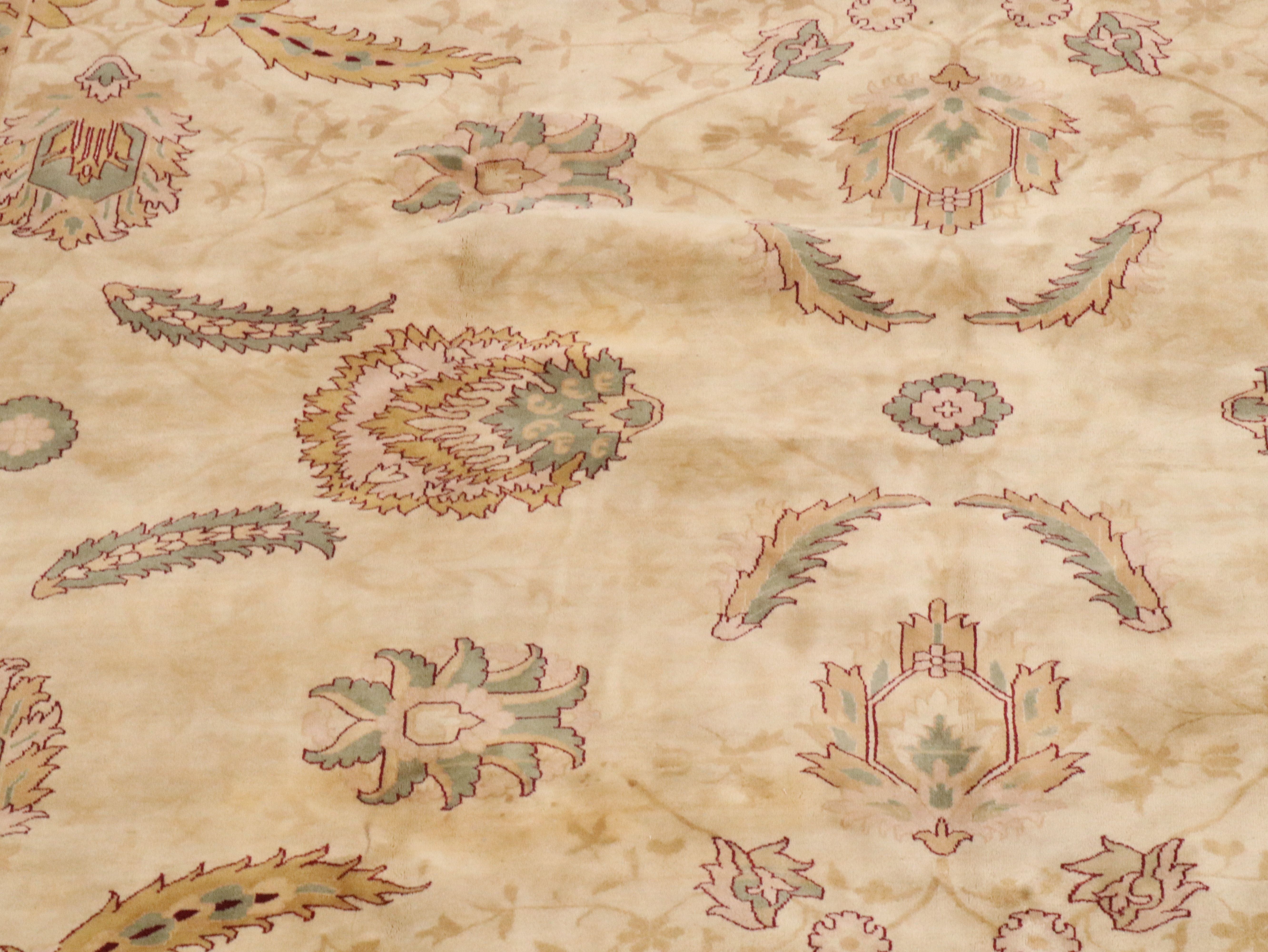 11'9 x 17'9 Hand-Knotted Pakistani Peshawar Room Sized Rug