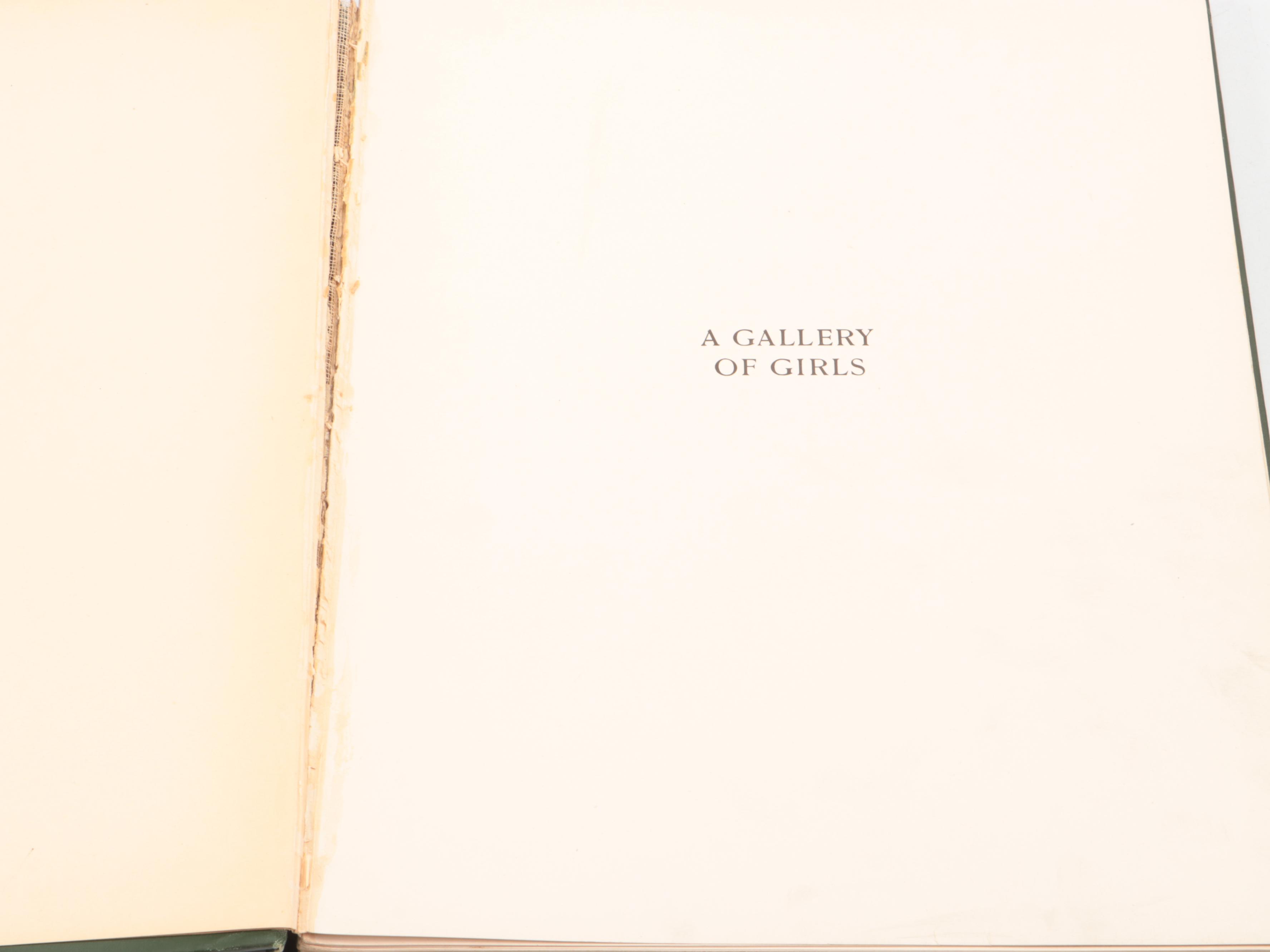 Illustrated "A Gallery of Girls" by Coles Phillips, Early 20th Century