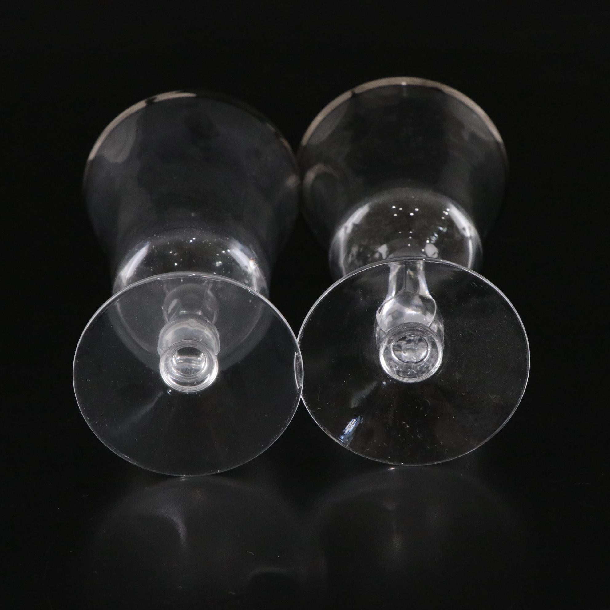 Lenox "Solitaire Platinum" Porcelain Dinnerware and Fostoria "Sheffield" Glasses