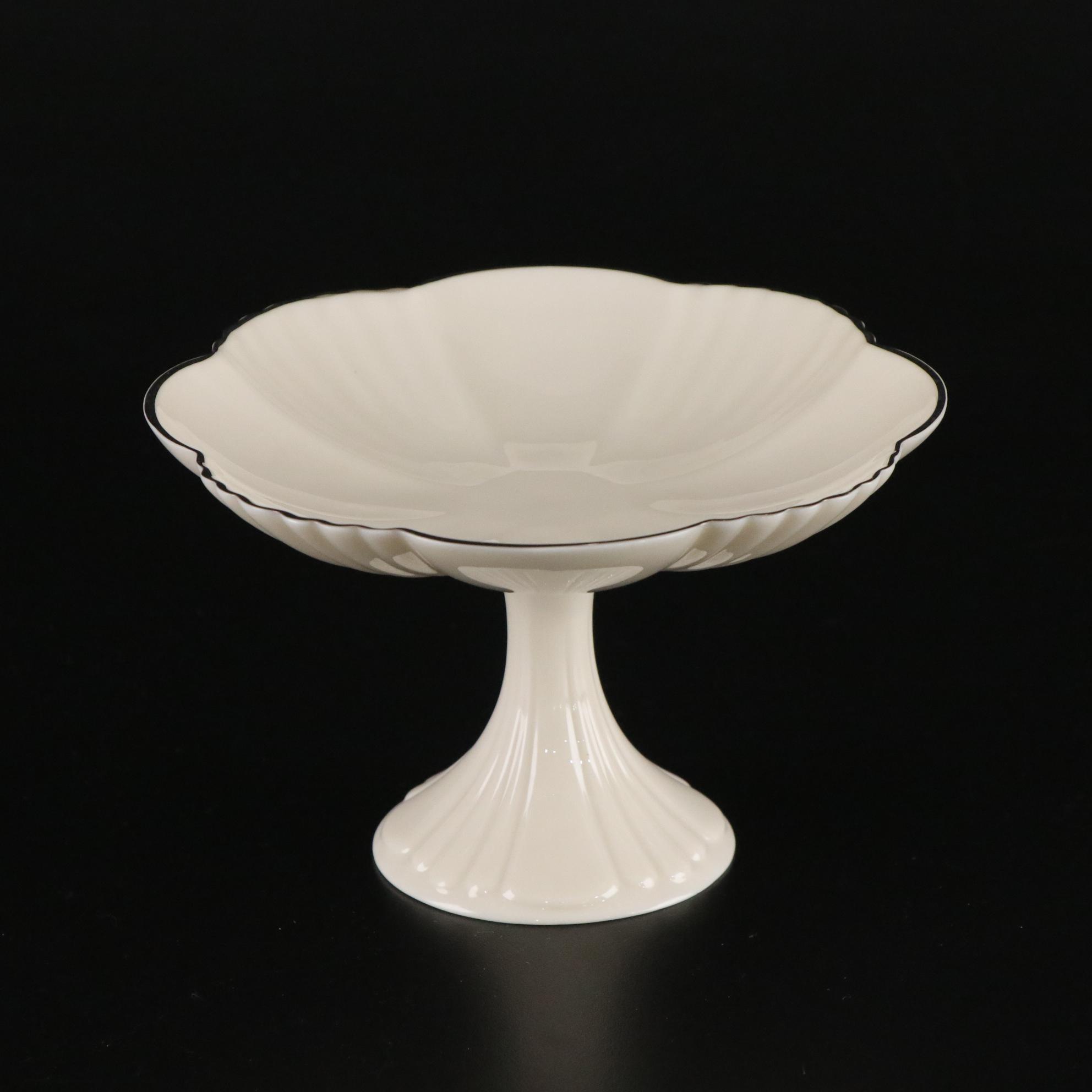 Lenox "Solitaire Platinum" Porcelain Dinnerware and Fostoria "Sheffield" Glasses