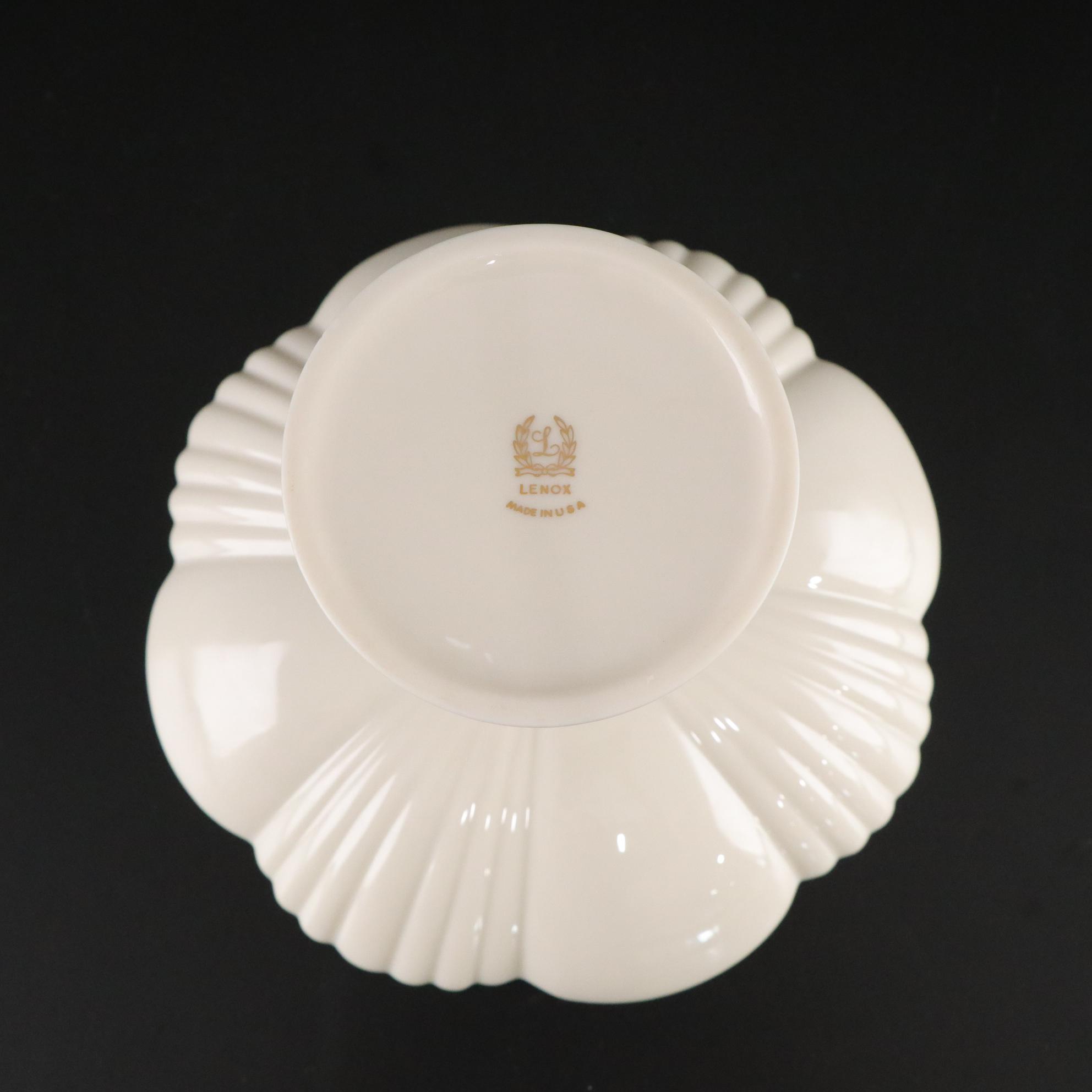 Lenox "Solitaire Platinum" Porcelain Dinnerware and Fostoria "Sheffield" Glasses