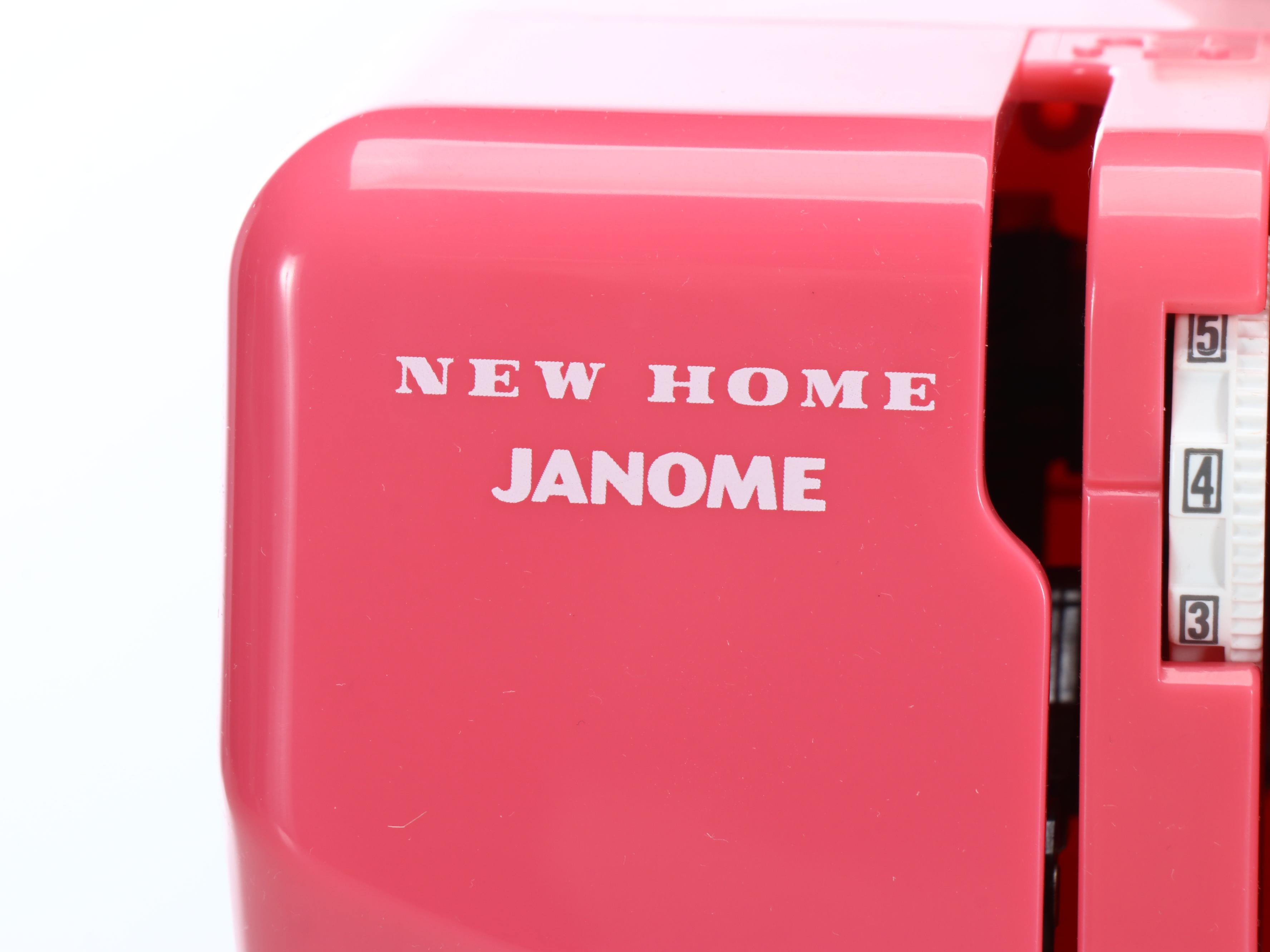 Janome "New Home" Model 525B Pink Electric Sewing Machine