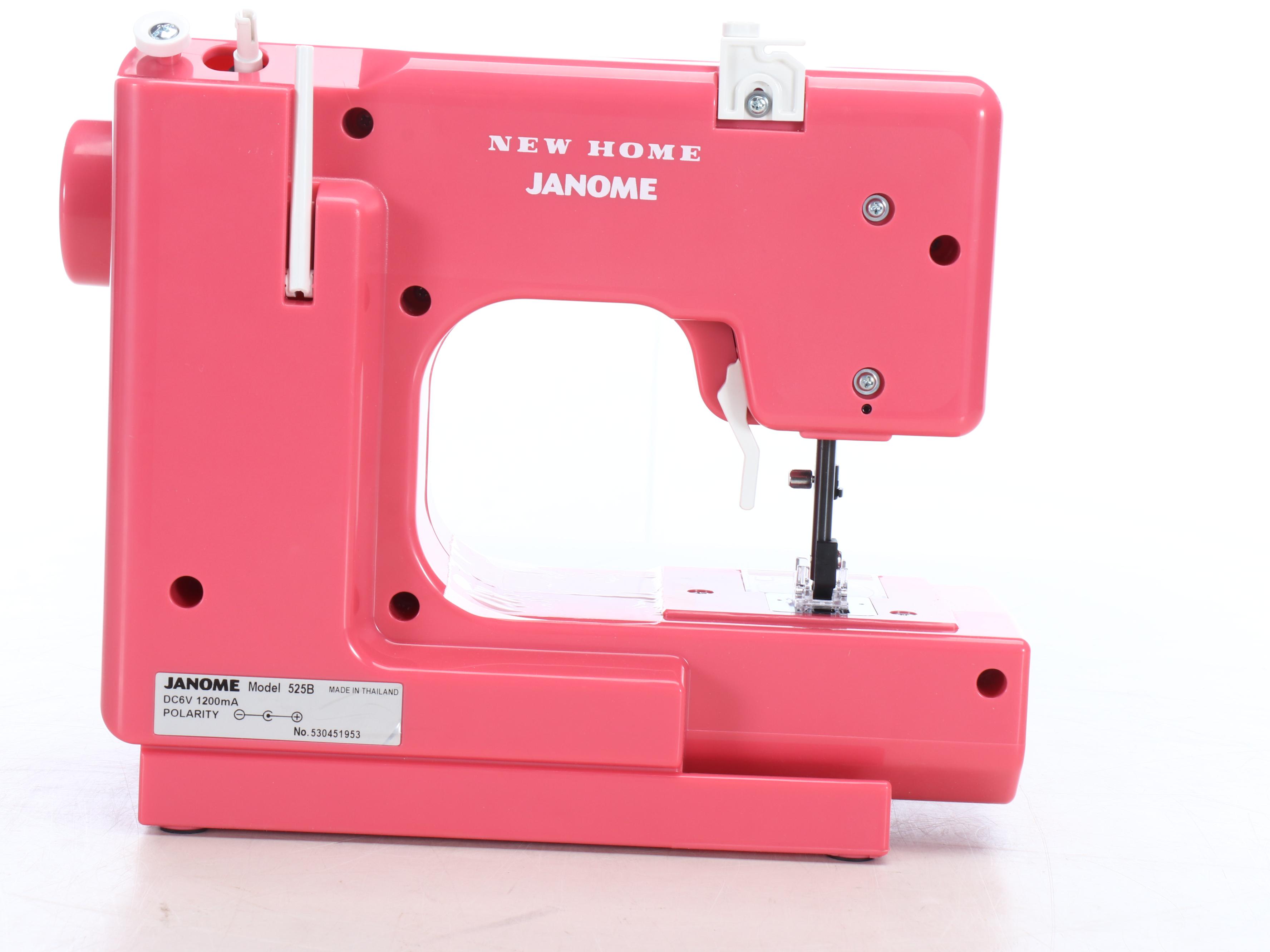 Janome "New Home" Model 525B Pink Electric Sewing Machine