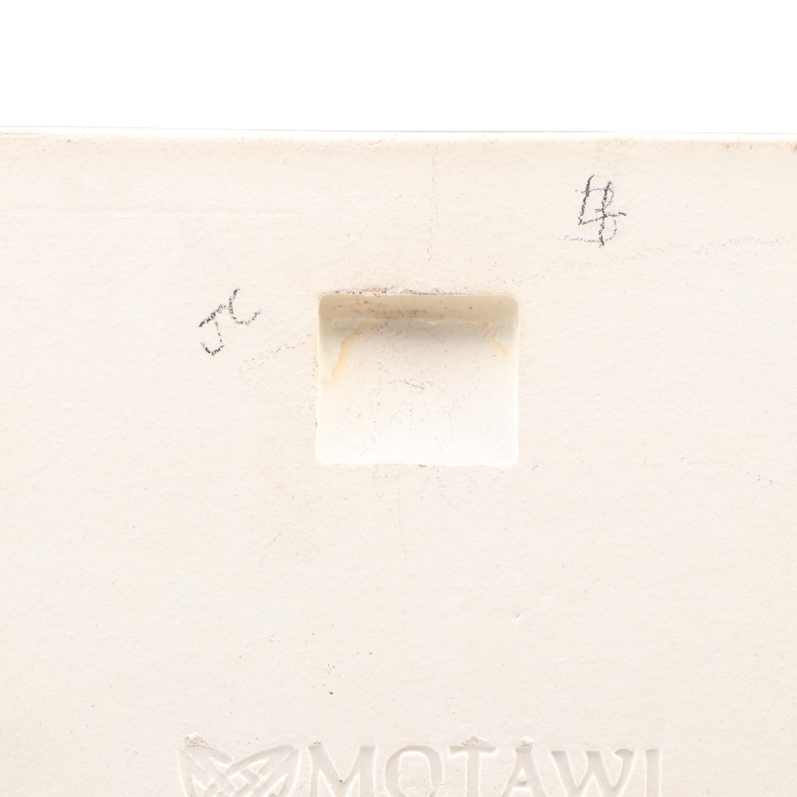 Motawi Tileworks "Songbirds - Golden" Ceramic Tile with Metal Stand