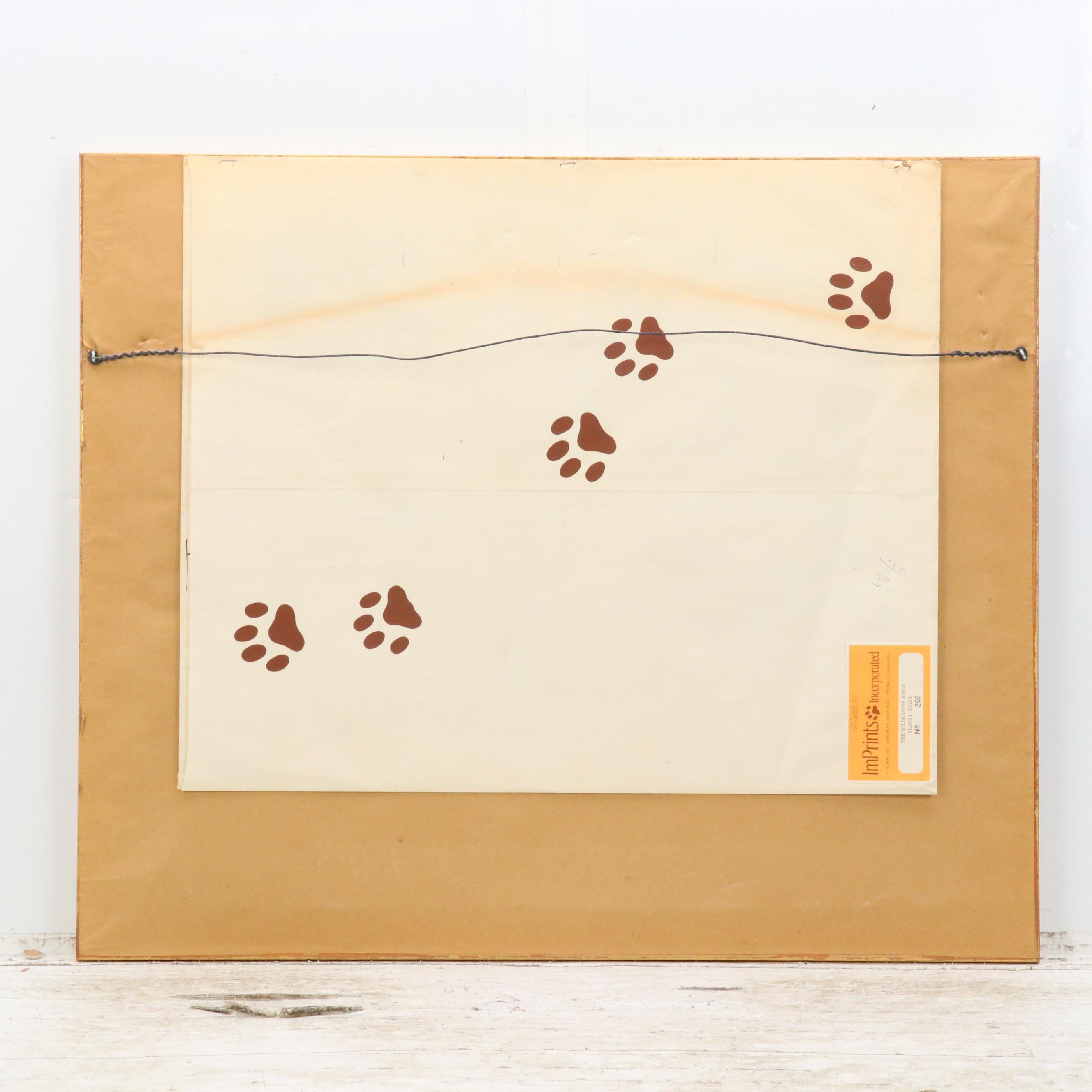 Imogene H. Farnsworth Offset Lithograph "Tiger," 1975