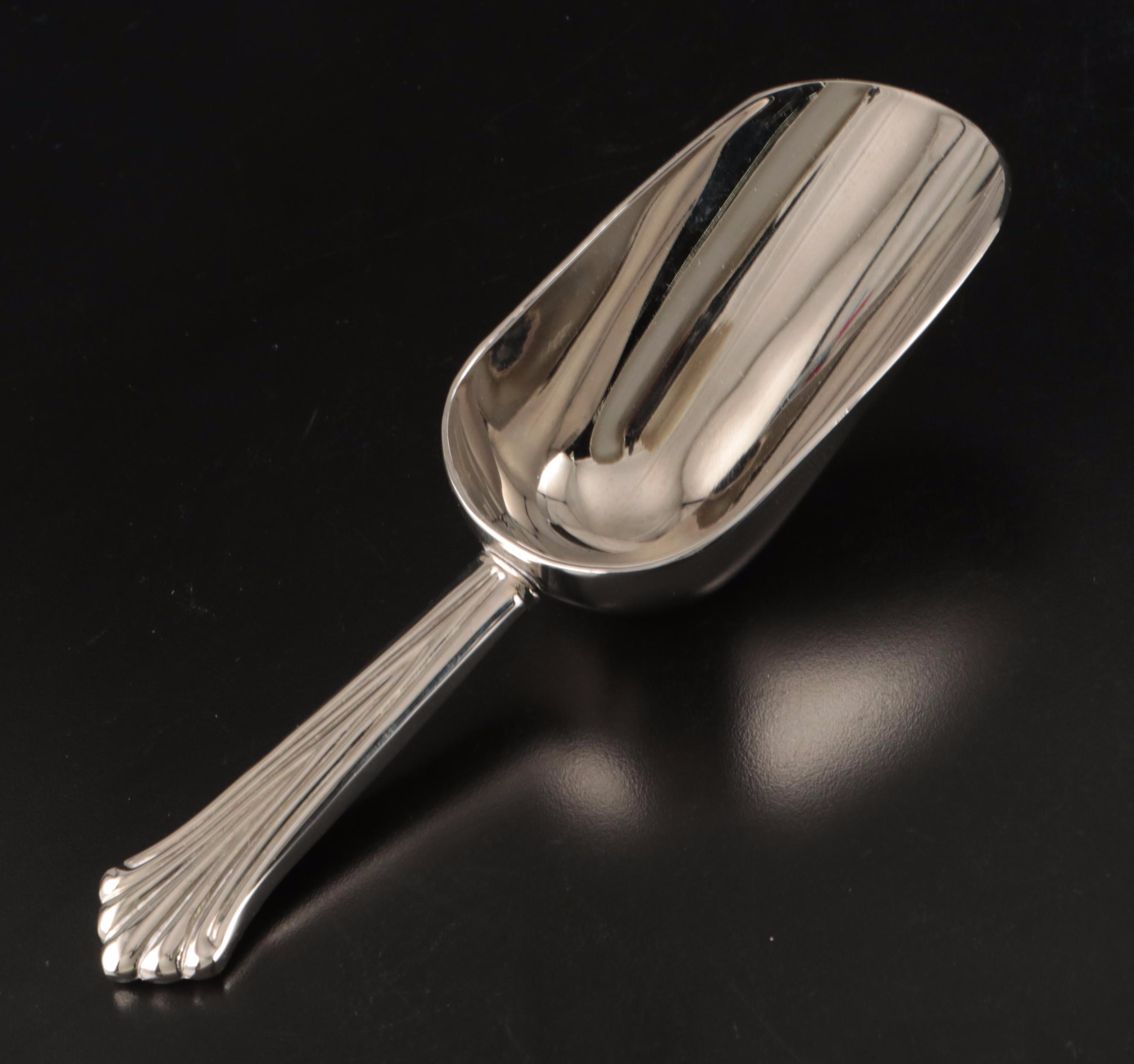 Georgian Style Cobalt Glass Lined Mustard Jar with Other Silver Plate Serveware