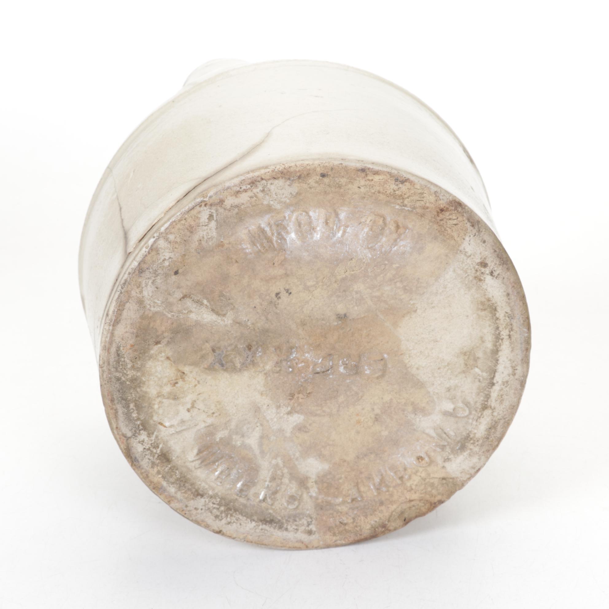 F. H. Weeks Salt Glazed Stoneware & Other Syrup Jugs