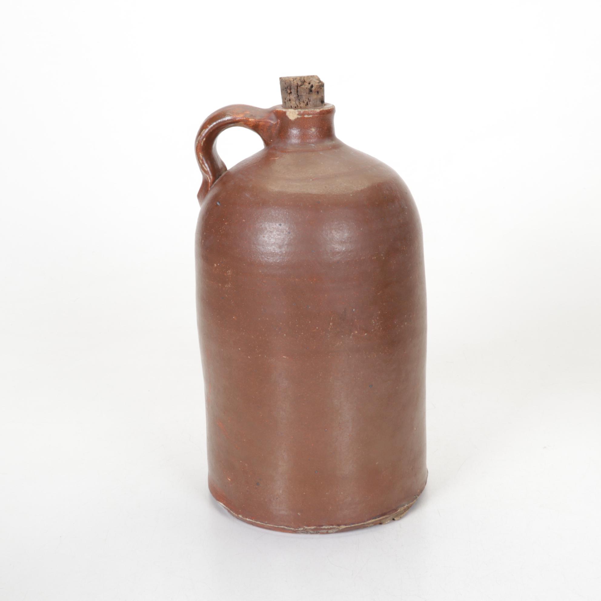 F. H. Weeks Salt Glazed Stoneware & Other Syrup Jugs