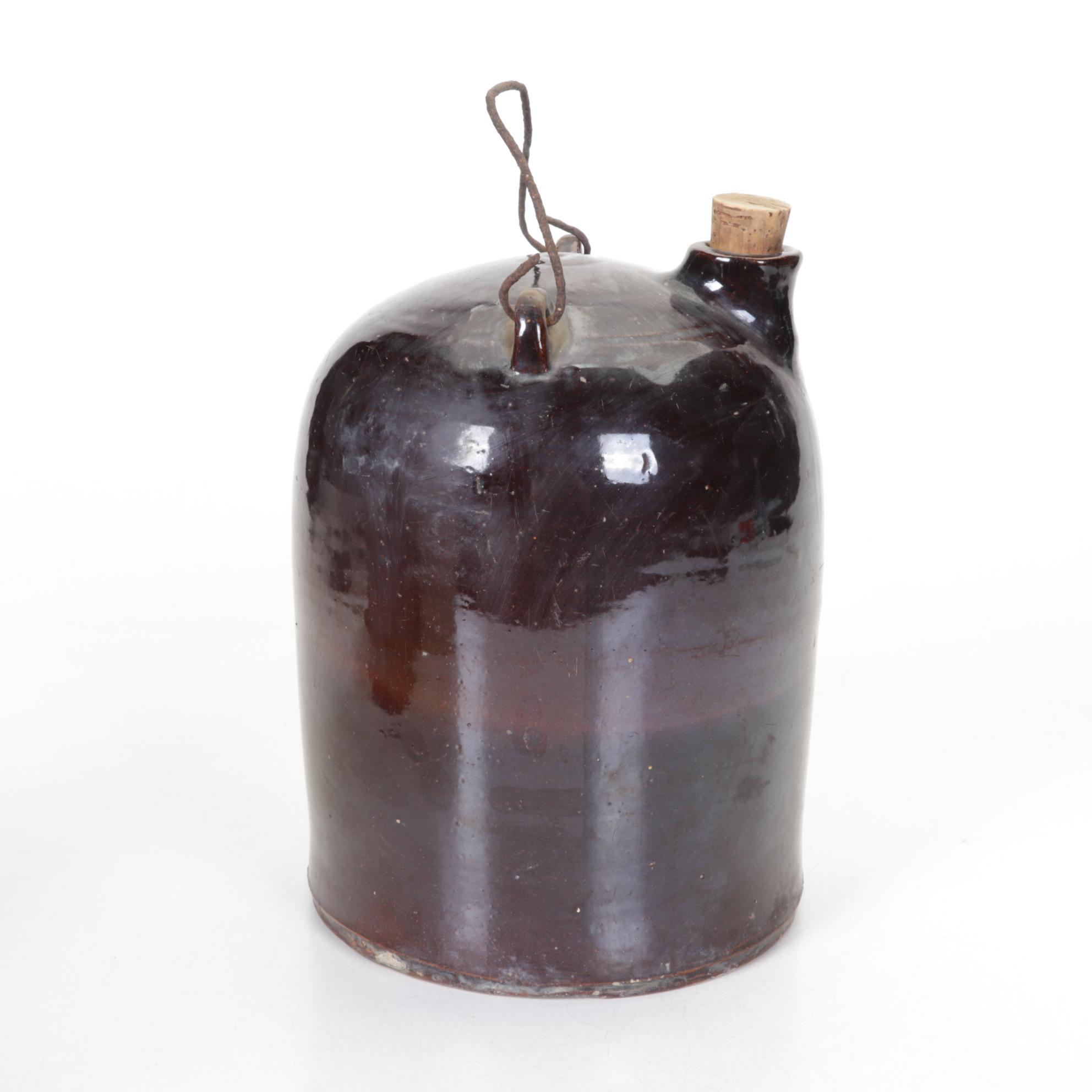 F. H. Weeks Salt Glazed Stoneware & Other Syrup Jugs