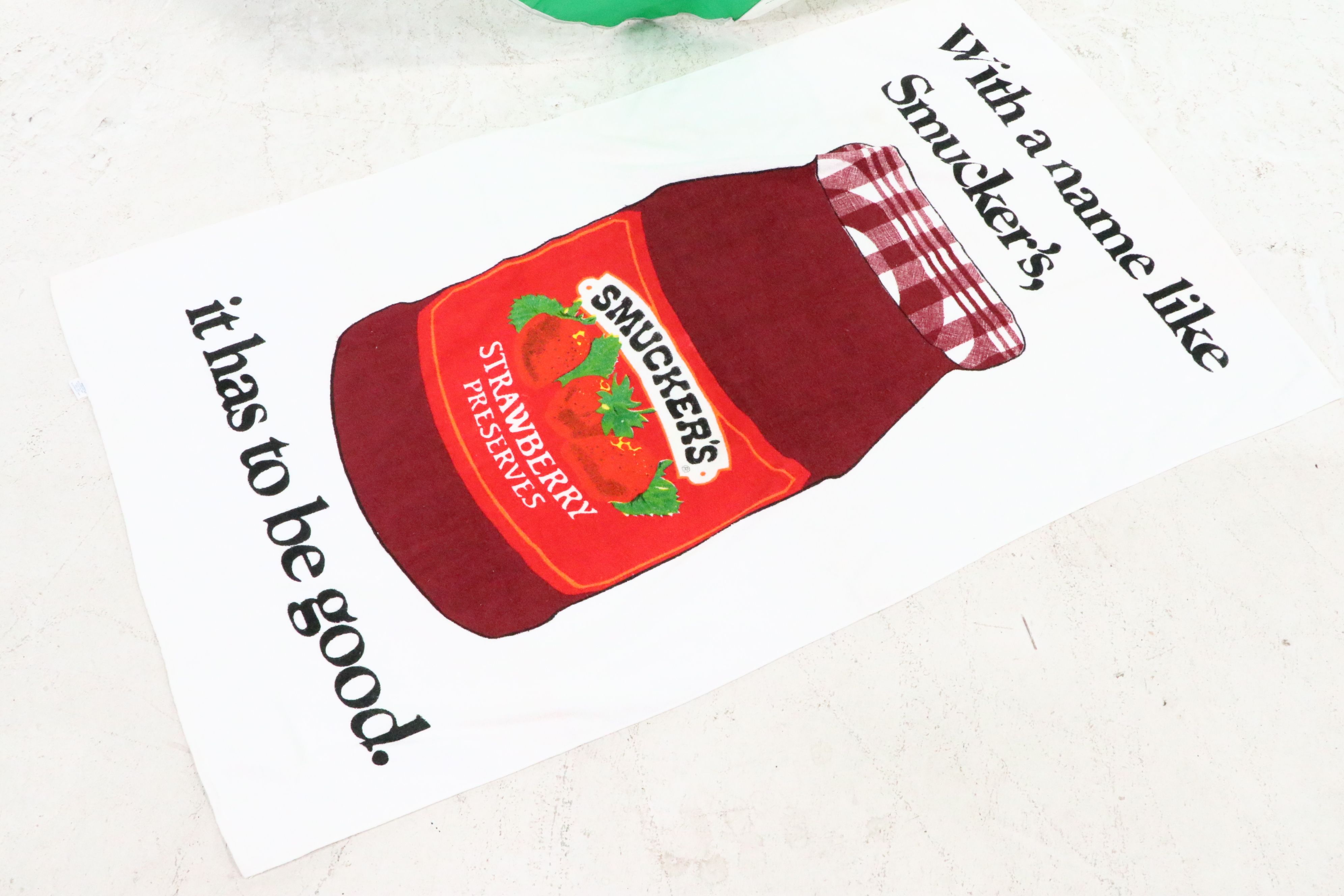 Bacardi Tropical Fruit Mixers Beach Umbrella with More Advertising Memorabilia