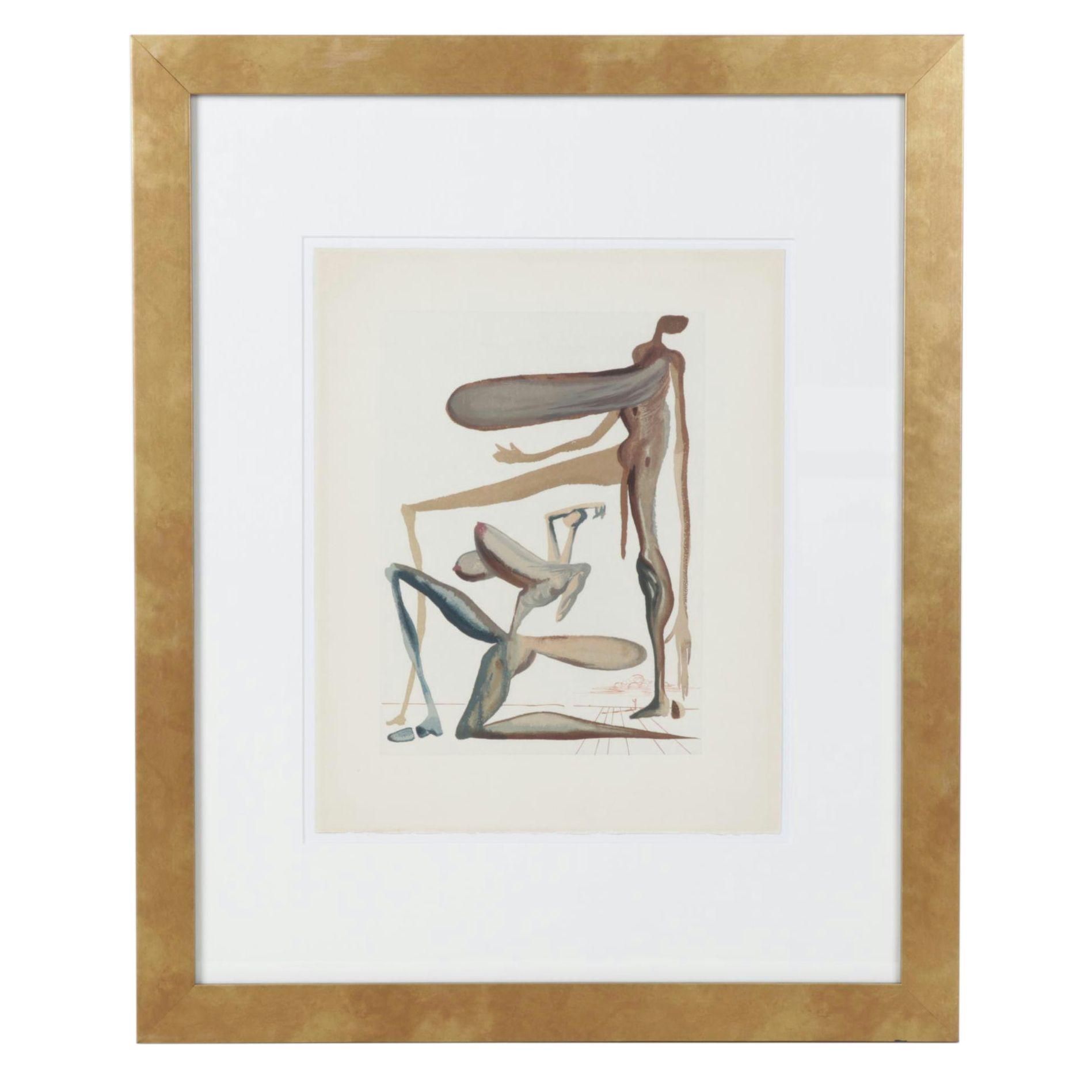 Salvador Dalí Wood Engraving "La Prodigalité"