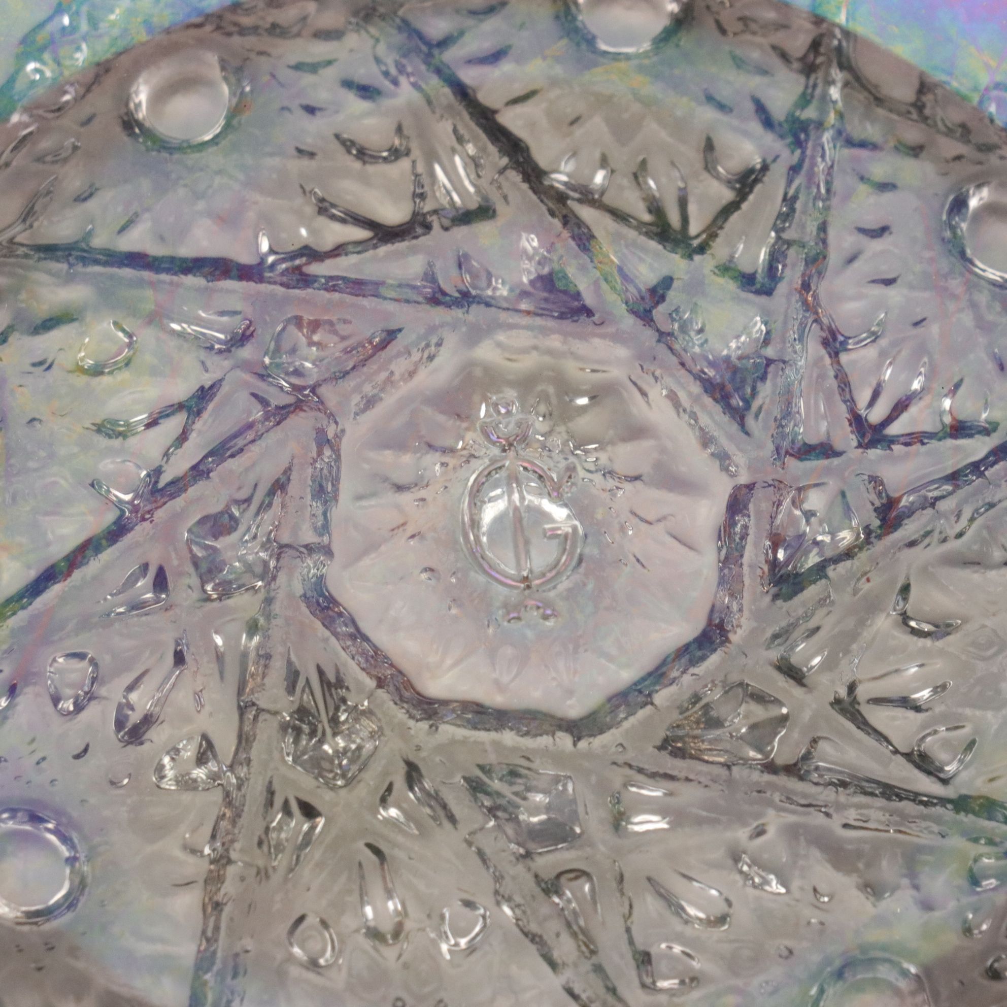 Imperial "Amethyst Smoke" Carnival Glass Bowl, Fenton Boot & Toothpick Holder