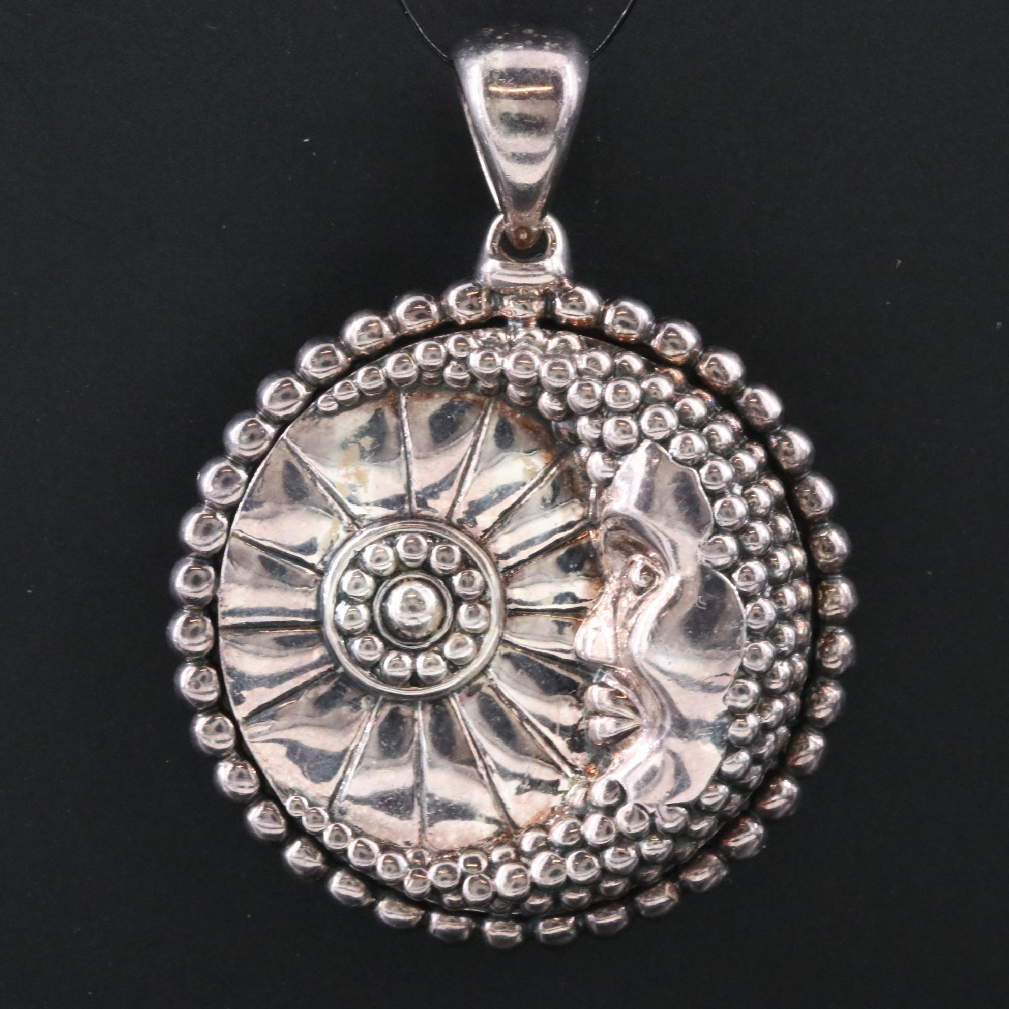 Lagos Rare Wonders Sterling Celestial Moon Pendant