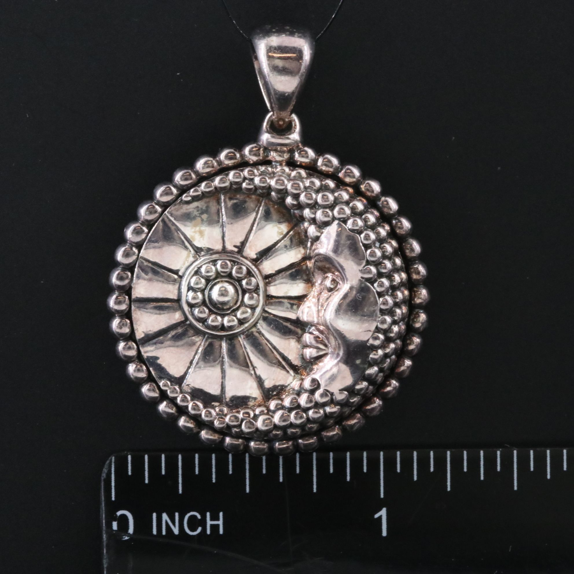 Lagos Rare Wonders Sterling Celestial Moon Pendant