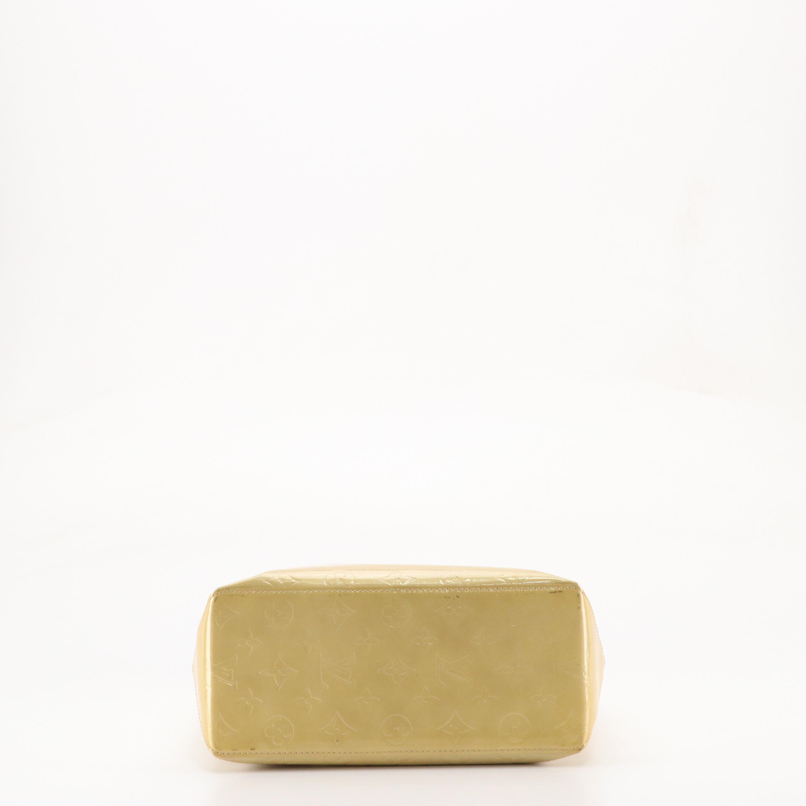 Louis Vuitton Reade MM Top Handle Tote in Vernis and Vachetta Leather