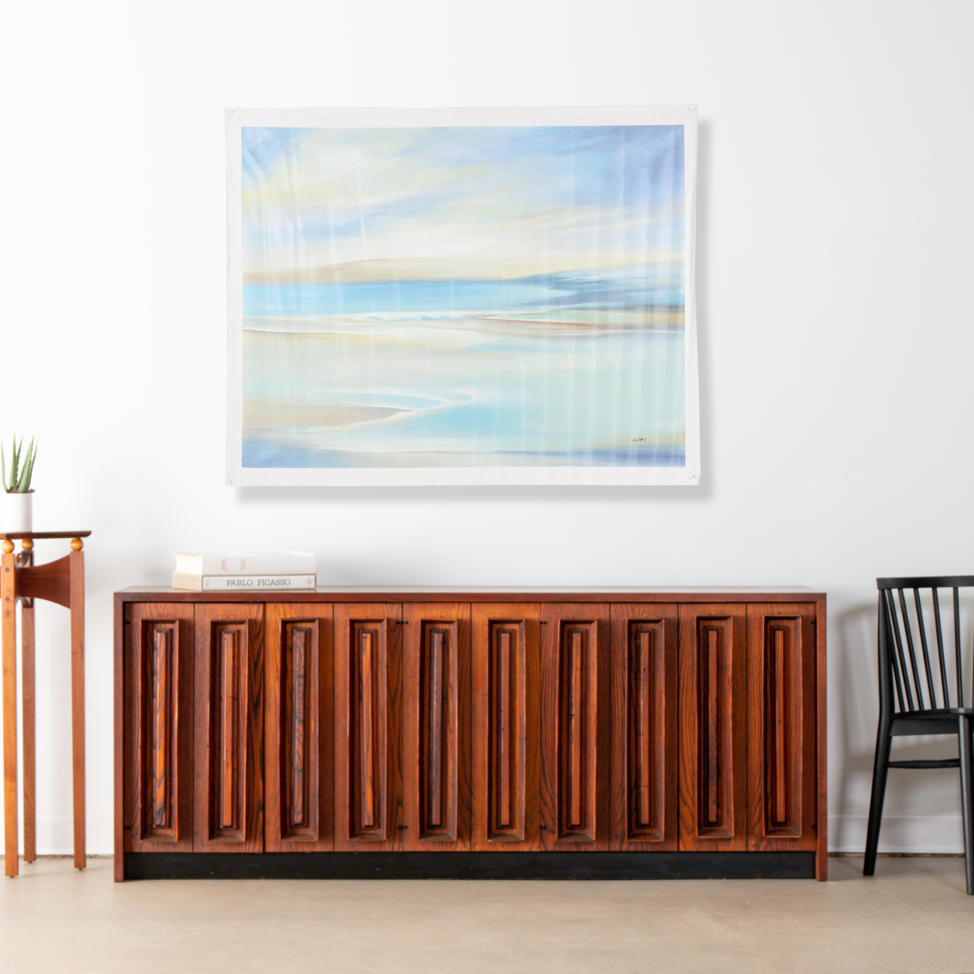 N. Ming Landscape Oil Painting, 21st Century