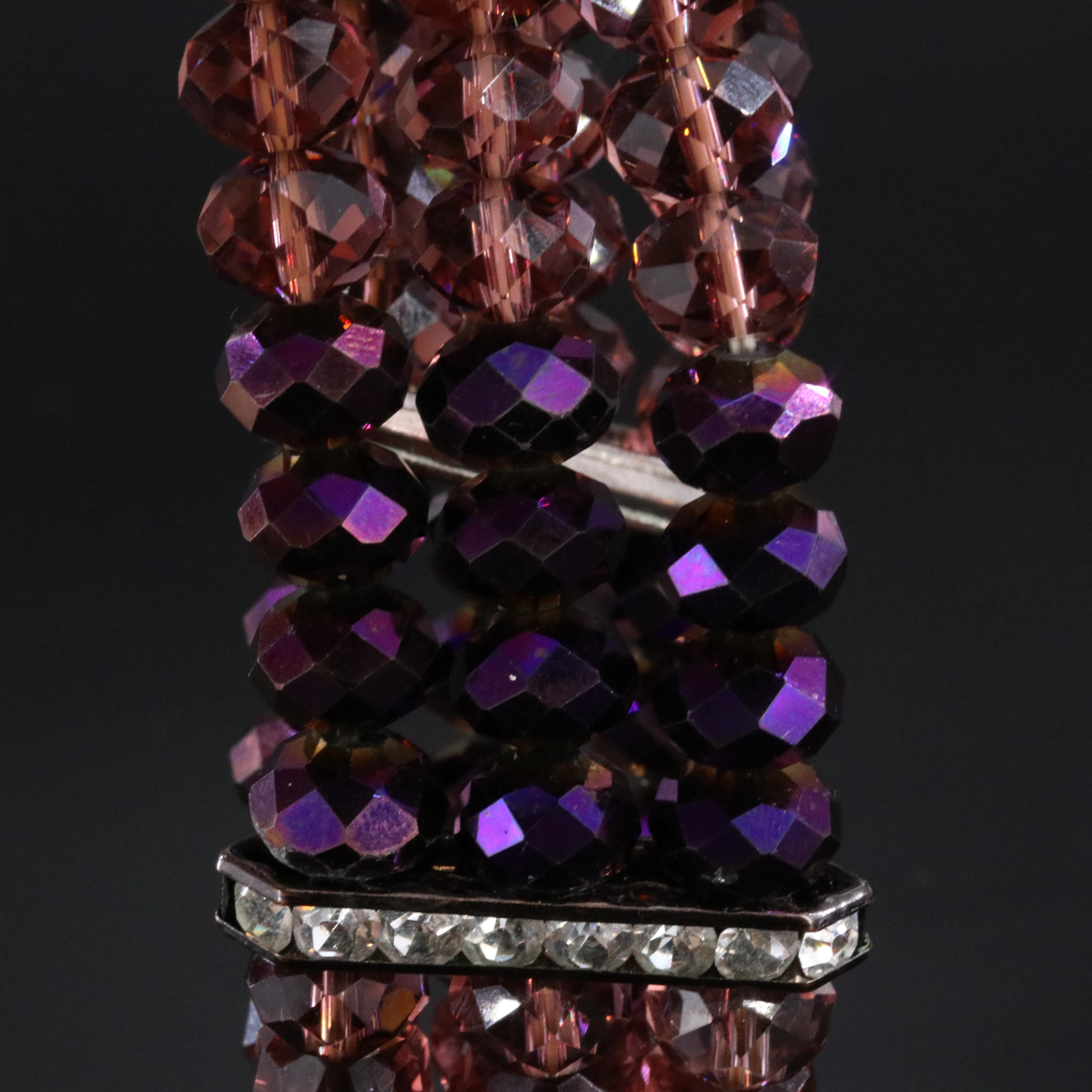 Crystal and Glass Bracelet