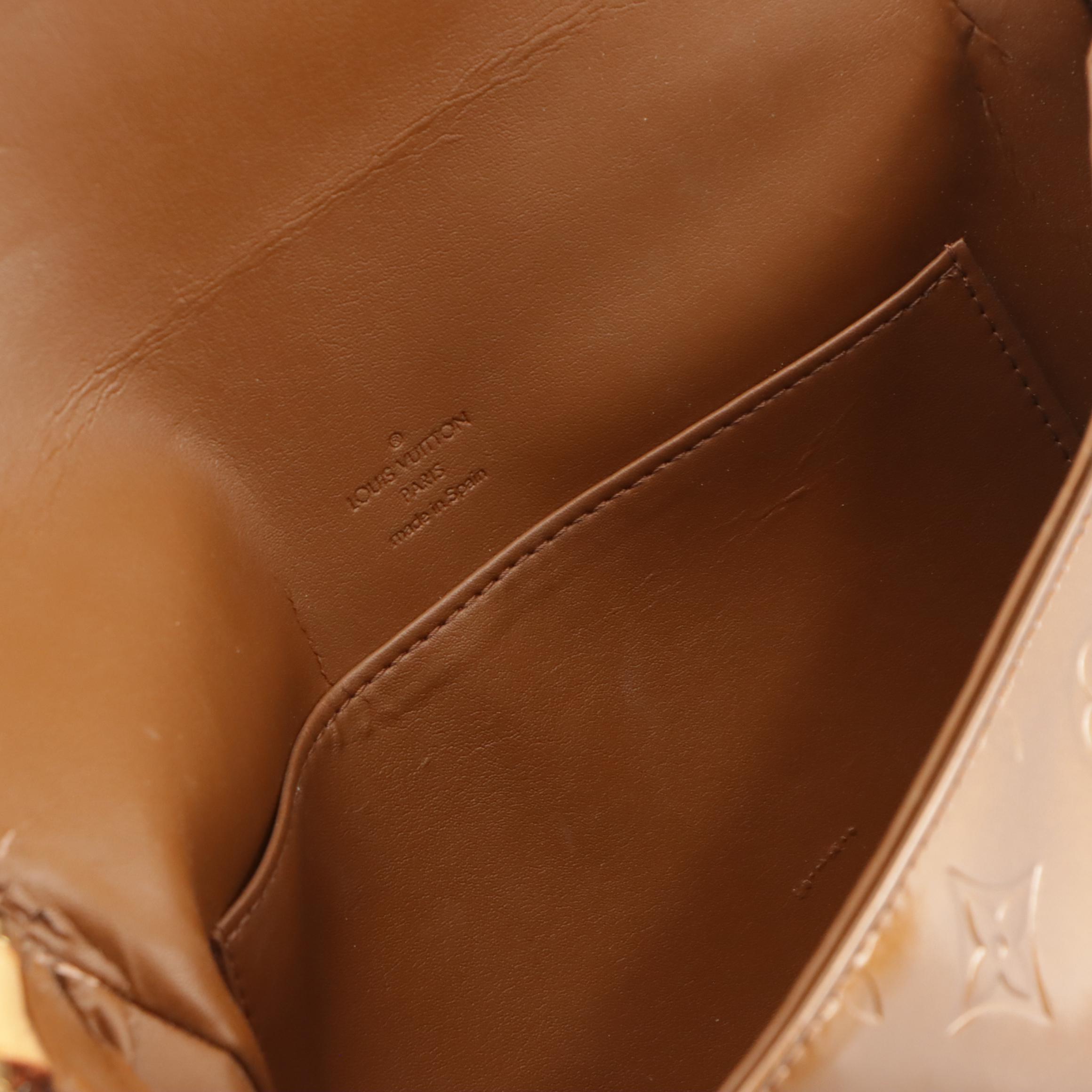 Louis Vuitton Thompson Street Front Flap Shoulder Bag in Bronze Monogram Vernis