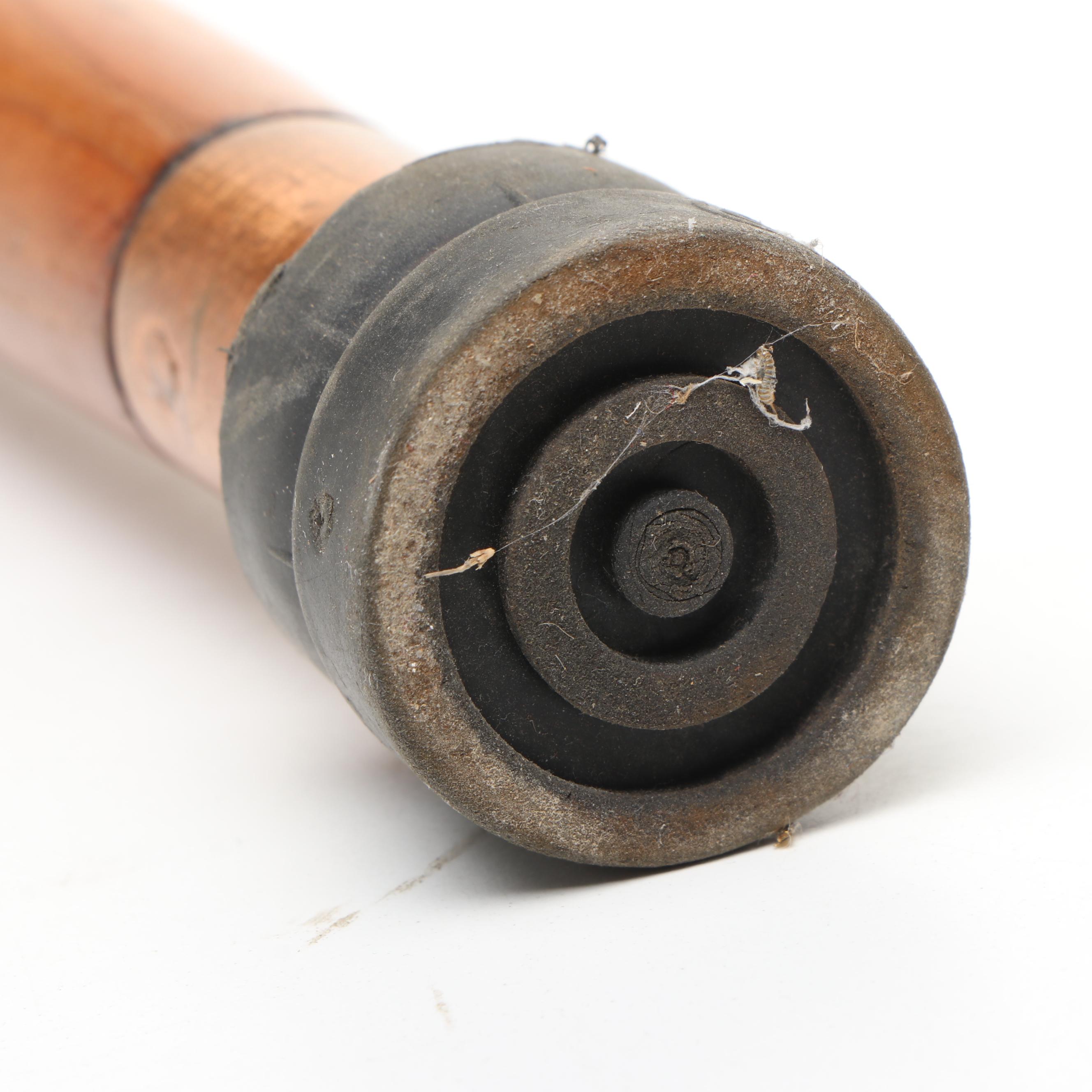 Embossed Metal Derby Handled Derby Cane, Early 20th Century