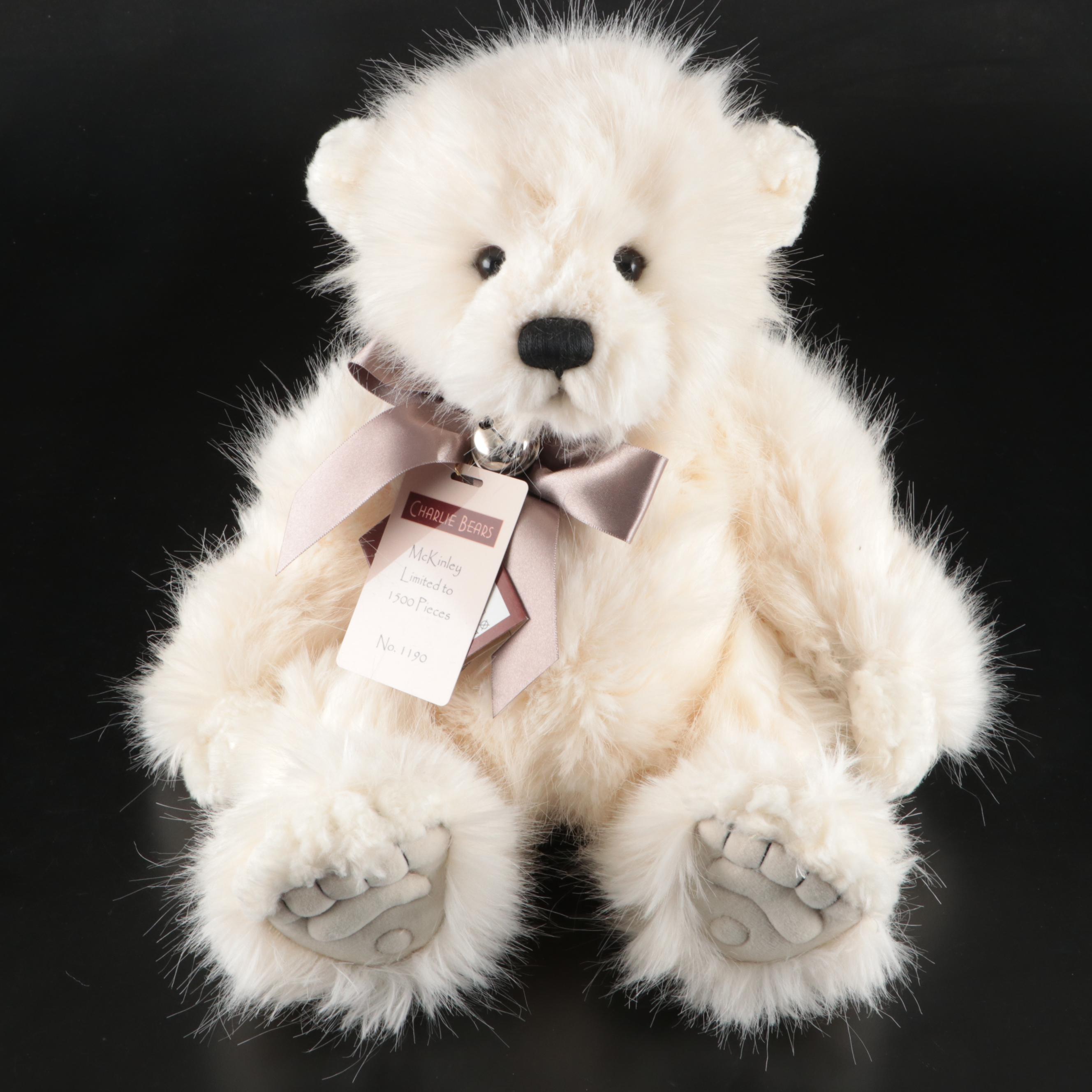 Charlie Bear "Charlie Birthday Bear 2019," "McKinley" and More Teddy Bears
